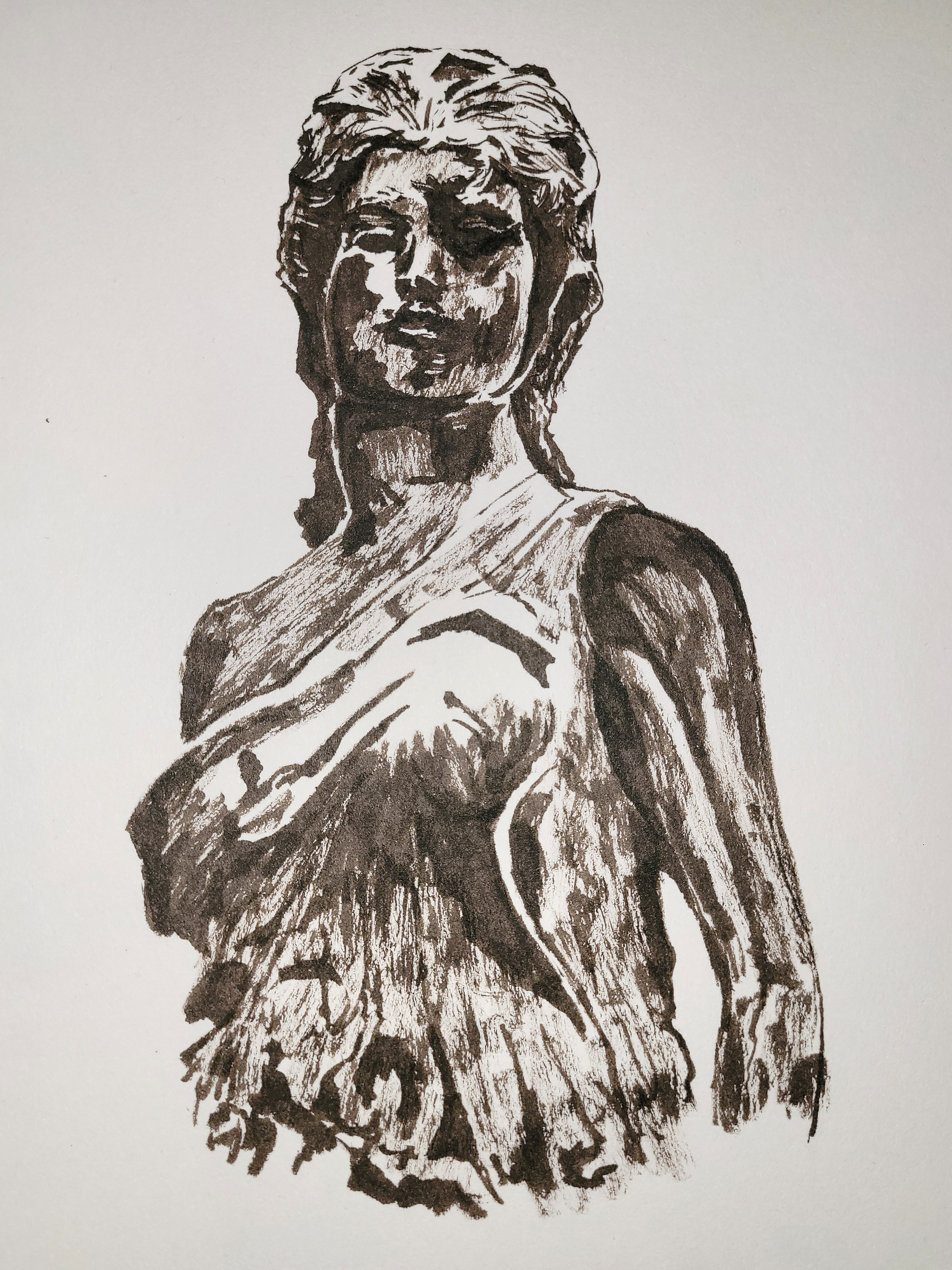 Made with a Pentel Brush Pen