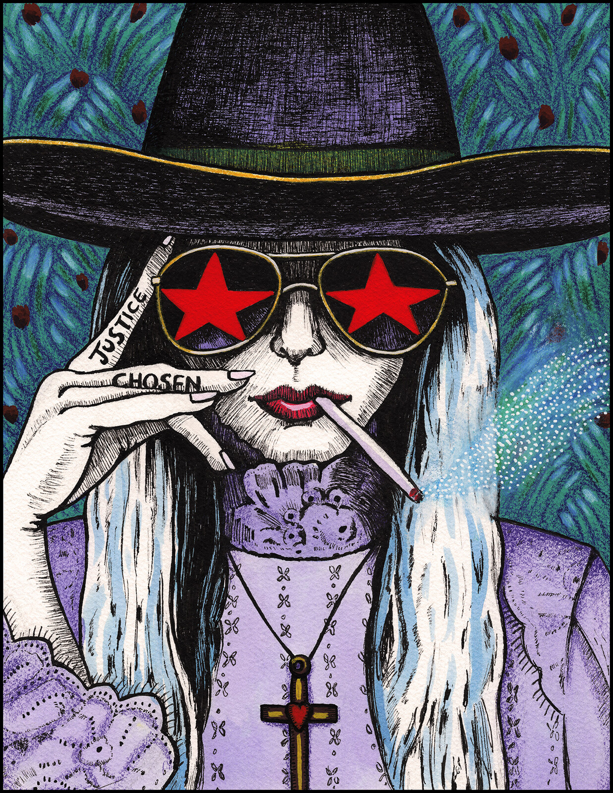 FATHER OH FATHER...
Pour me a bottle
of sweet holy wine,
get that second hand cloth
outta my mind.
Skip the biscuit,
I no longer care...
It's a perfect day 
when God is the sweat
messin' up my long hair.