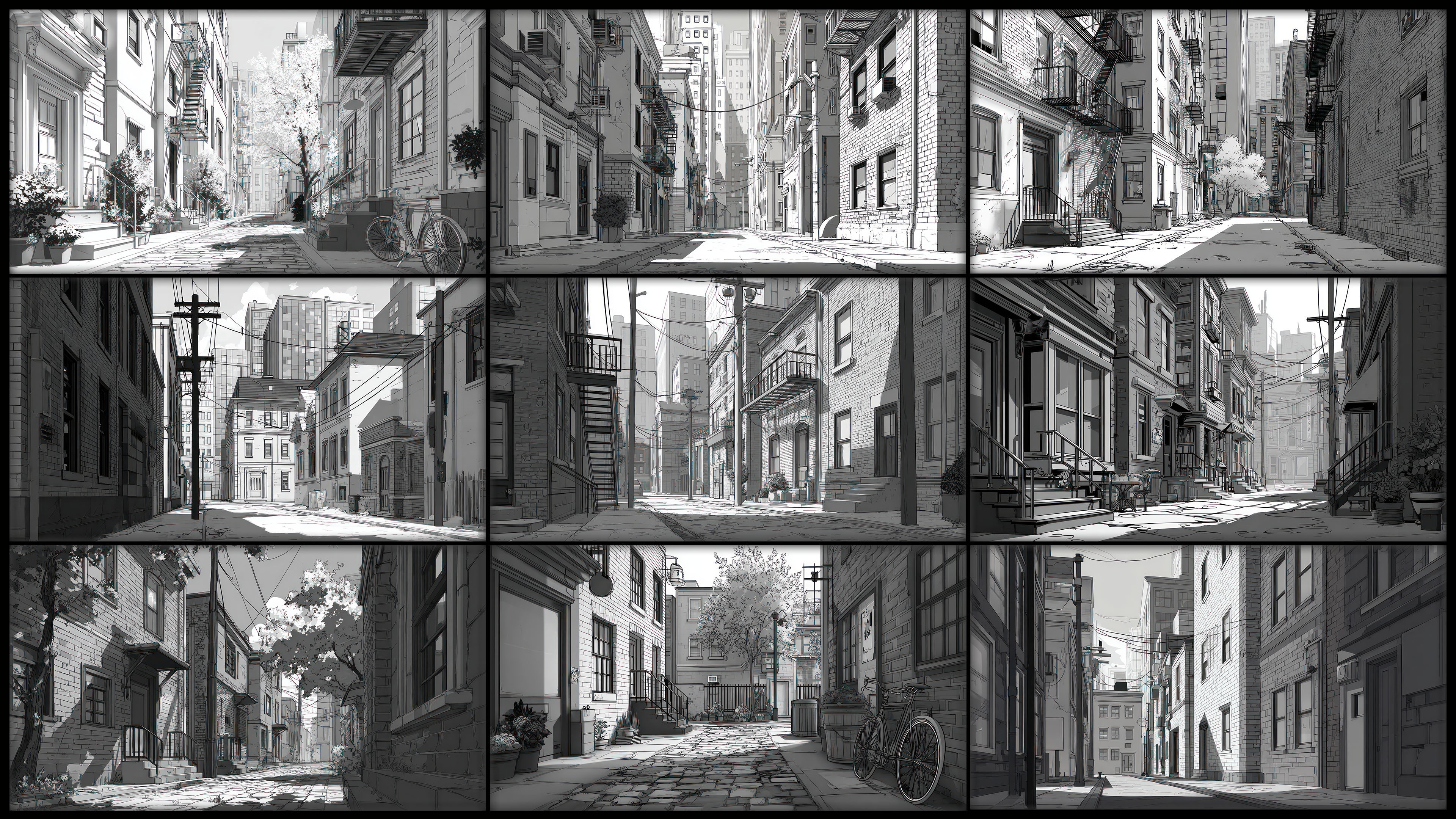 230 Urban Alley - Sketch Reference Image Pack v.10 |4K|
https://www.artstation.com/a/52445969