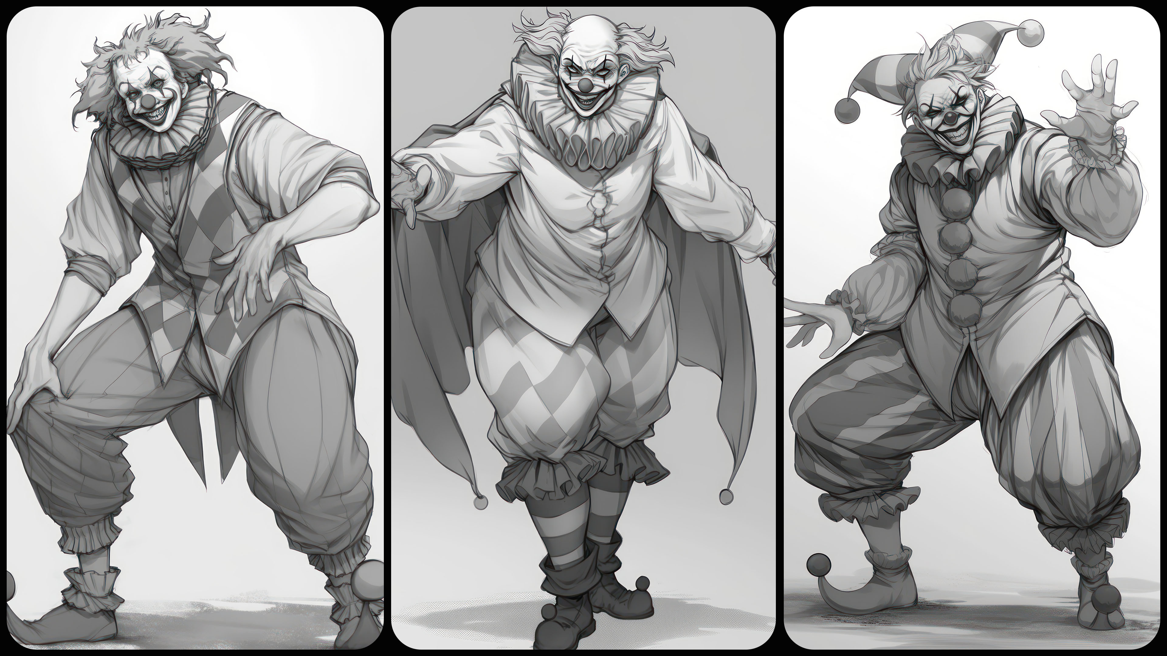 240 Clown - Sketch Reference Image Pack v.46 |4K|
https://www.artstation.com/a/52274831