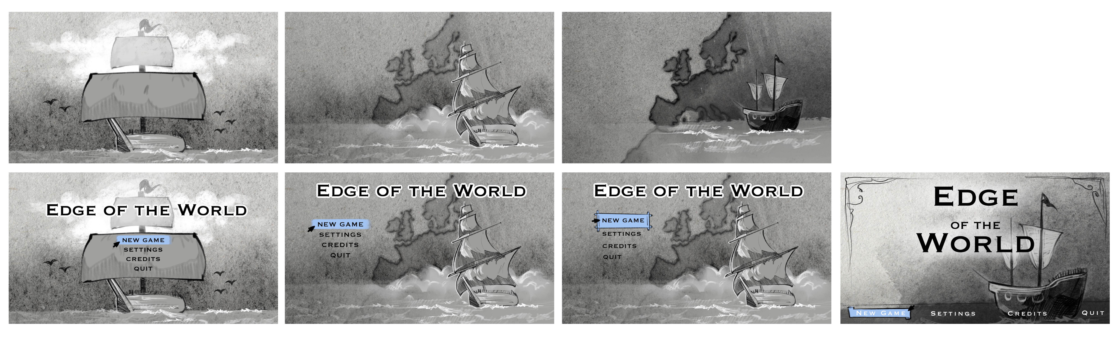 Preliminary sketches