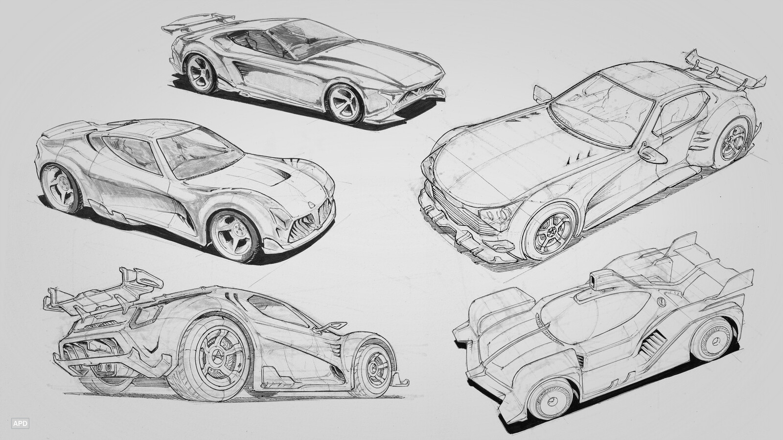 2025 Sketchbook - Cars