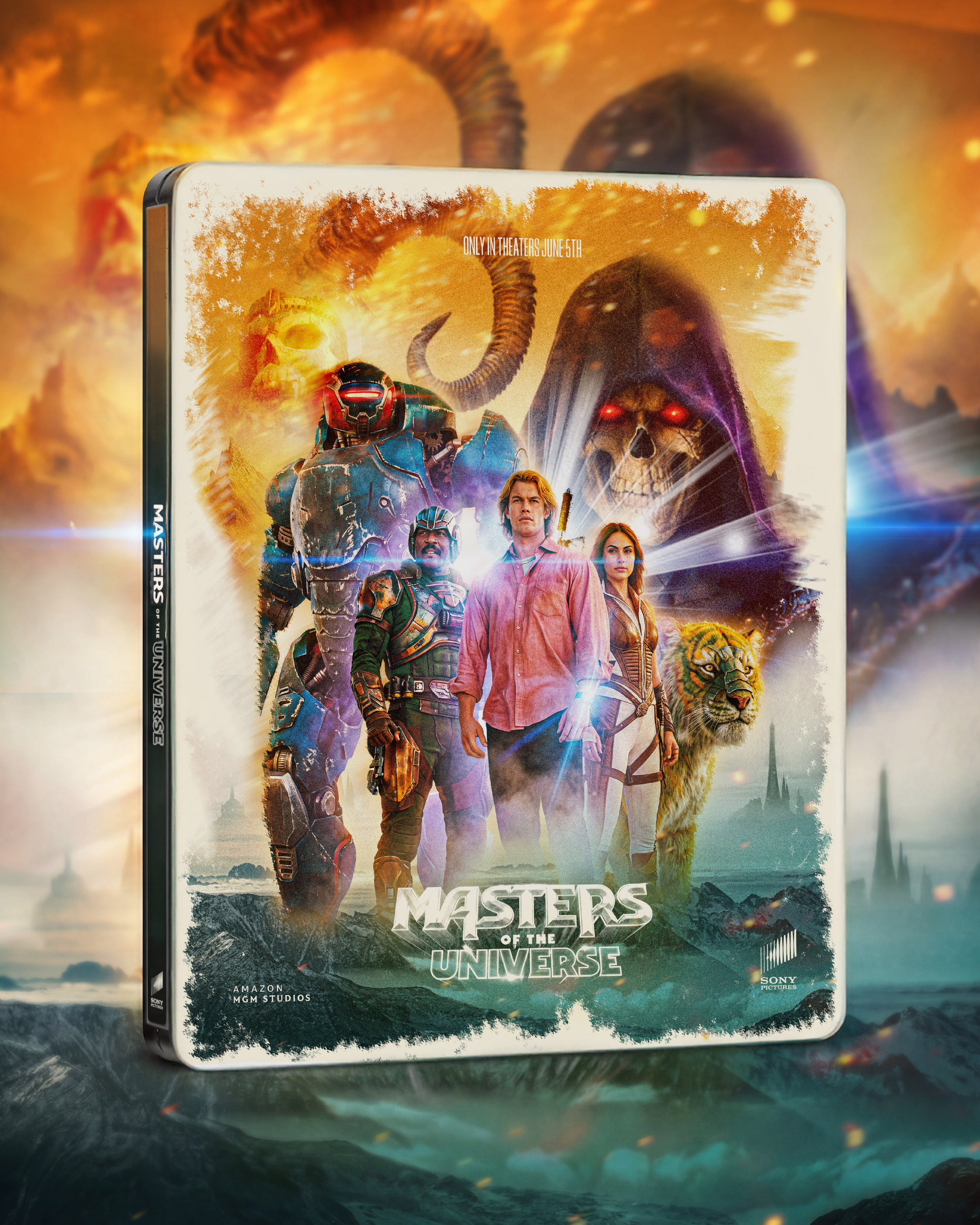 Steelbook-style packaging concept exploring how the artwork could translate into premium physical media