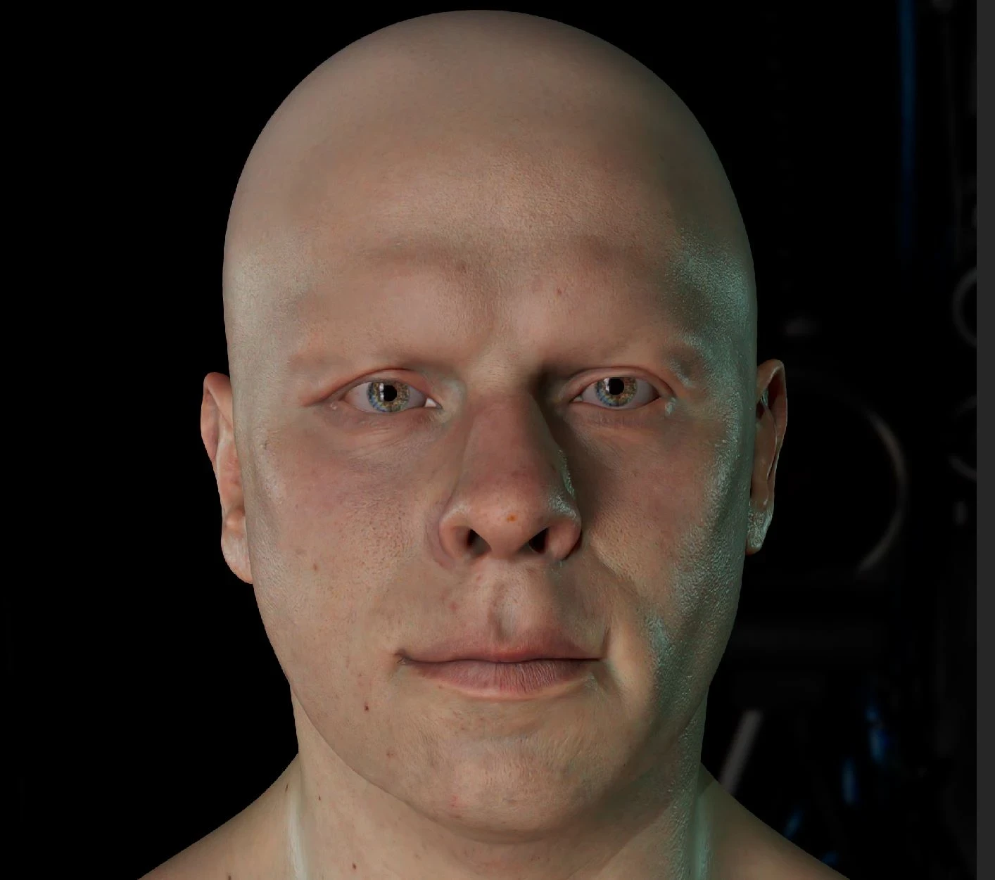 setting up the  eyes
