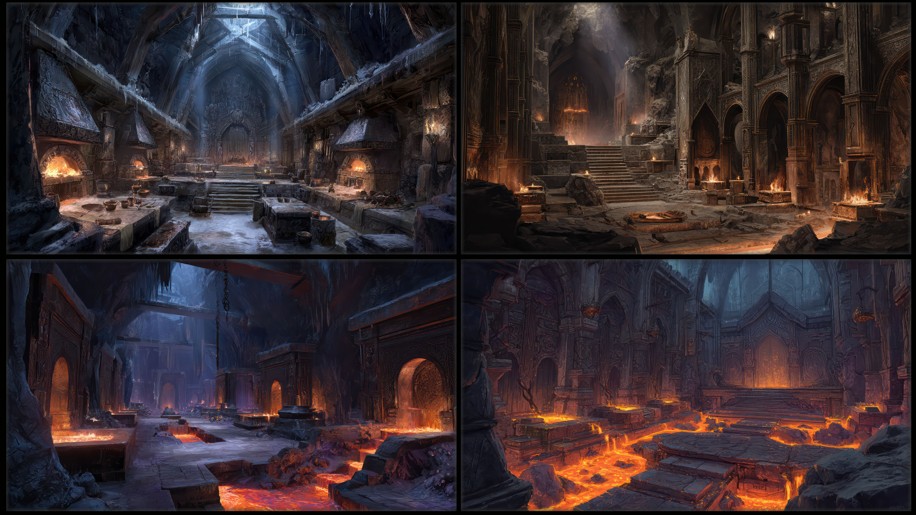 240 Dwarf Mountain kingdom - Environment Concept Reference Image Pack v.540 |4K|
https://www.artstation.com/a/53095620