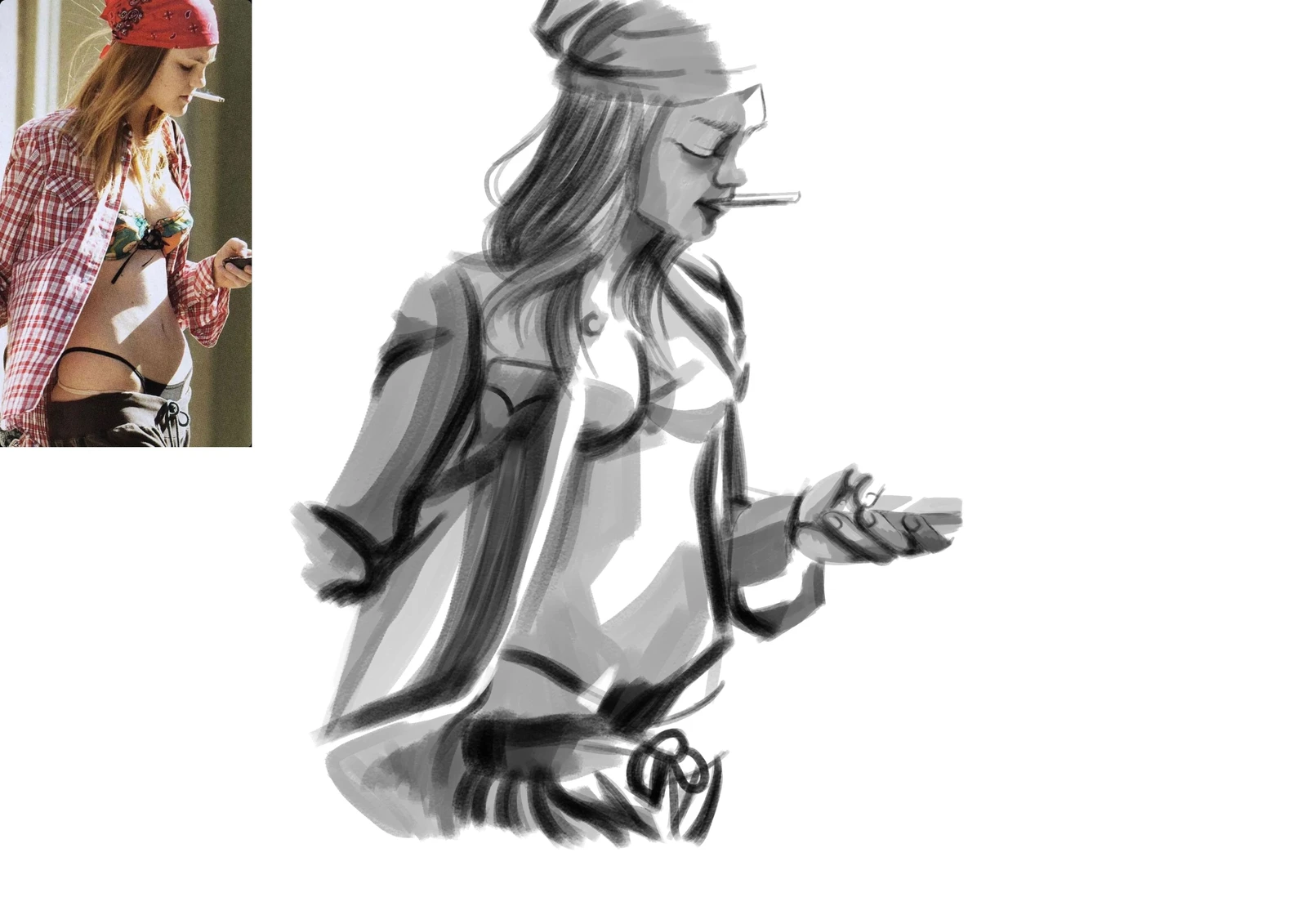 This one has been pretty pivotal for my lineless painting ability.