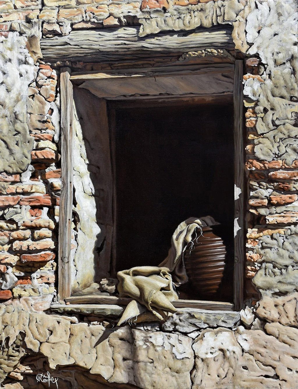 Still life oil on canvas