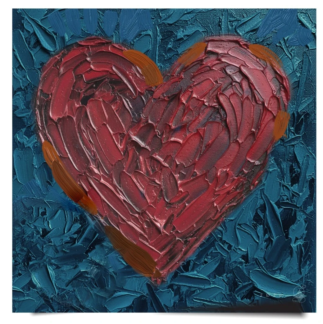 Real Heart Faux Acrylics