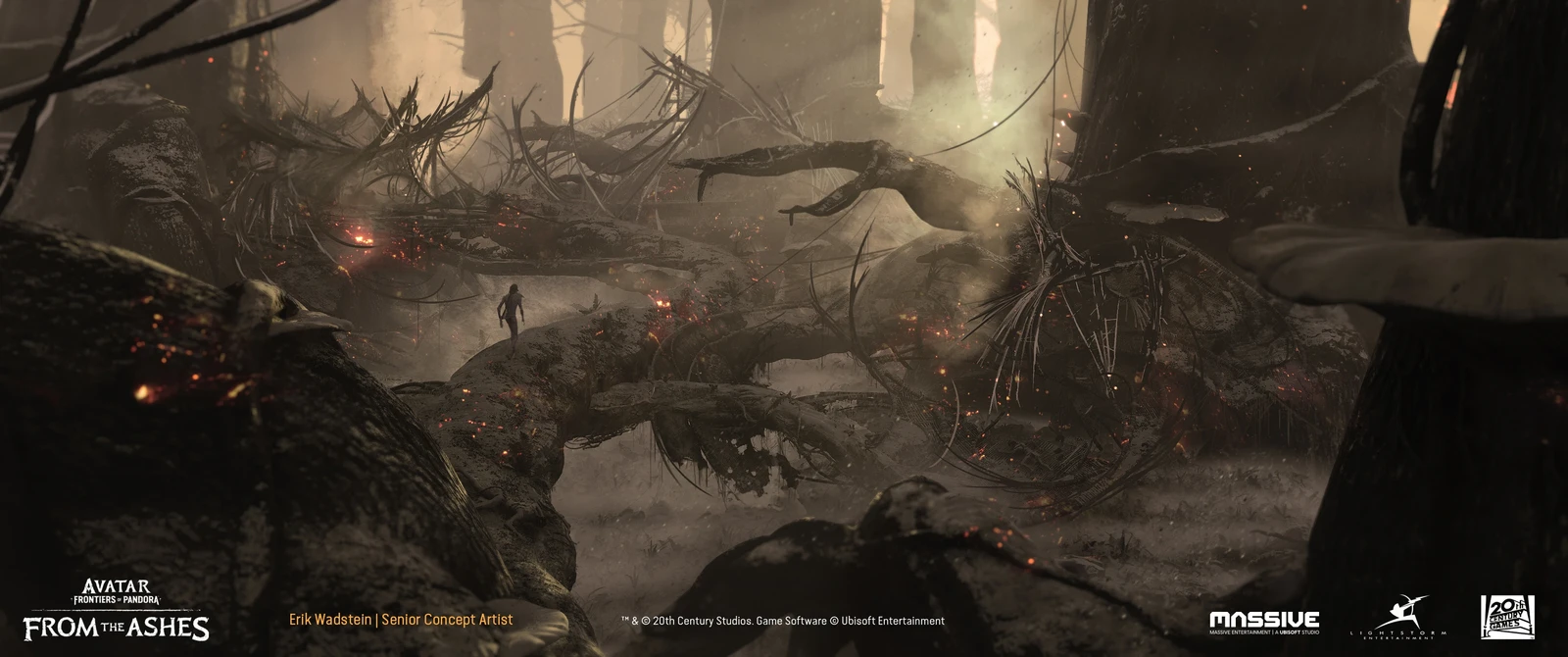 Destroyed Trr'ong camp concept 