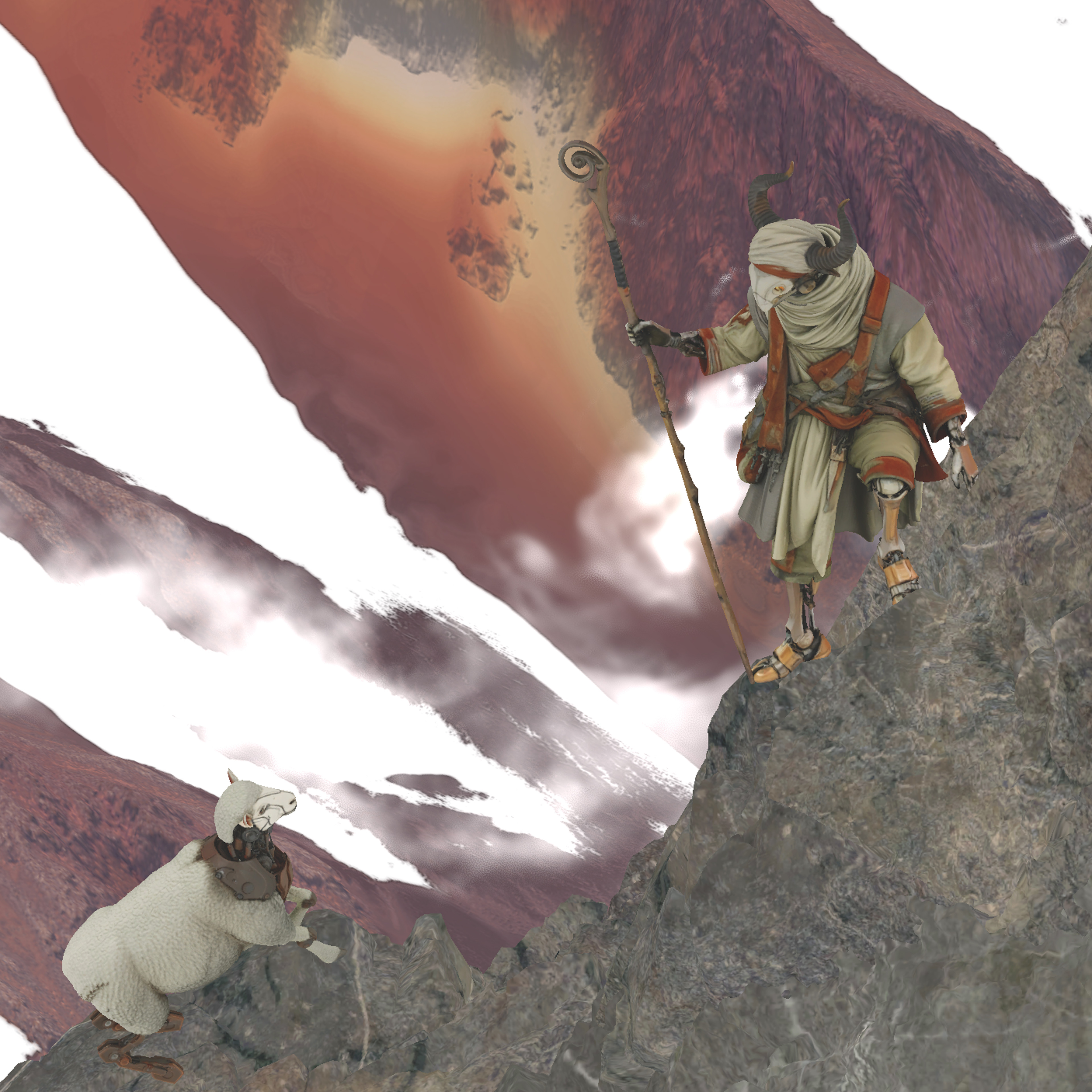 'The Patient Shepherd'
3d Albedo