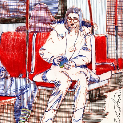 RIDING THE ROCKET, DRAWING ON THE TORONTO SUBWAYS