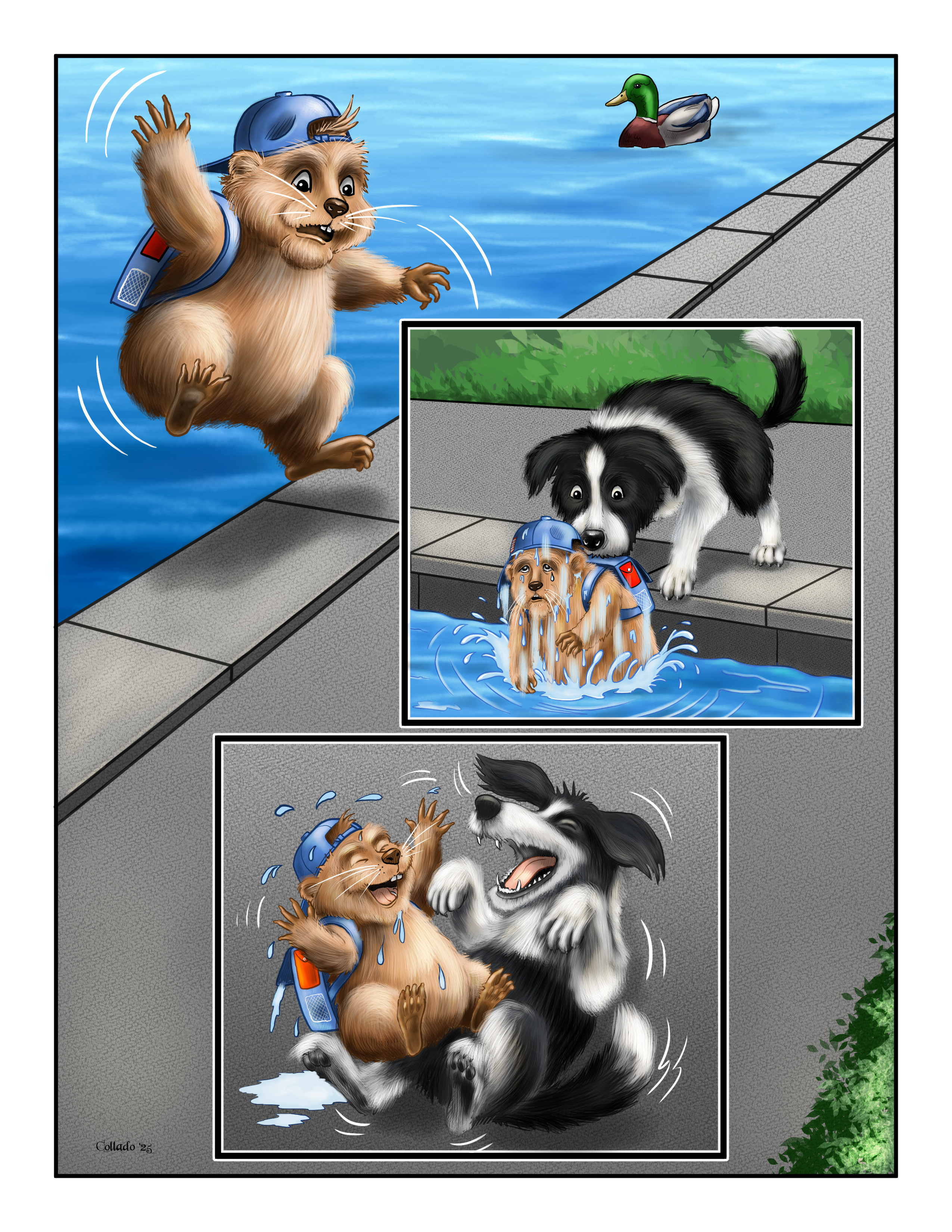 Inside story page Paulie and Sidney