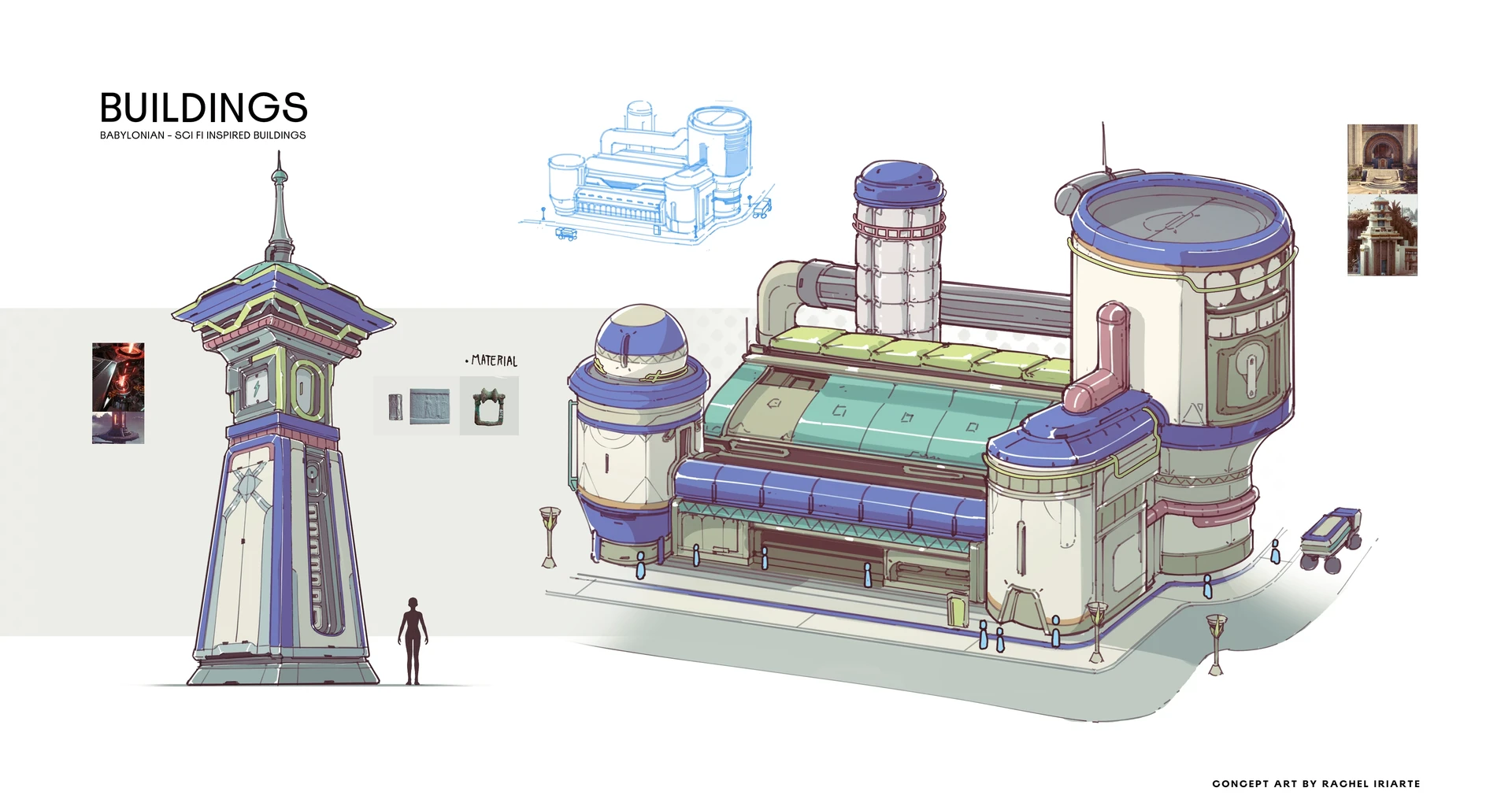 Babylonian Sci Fi Assets