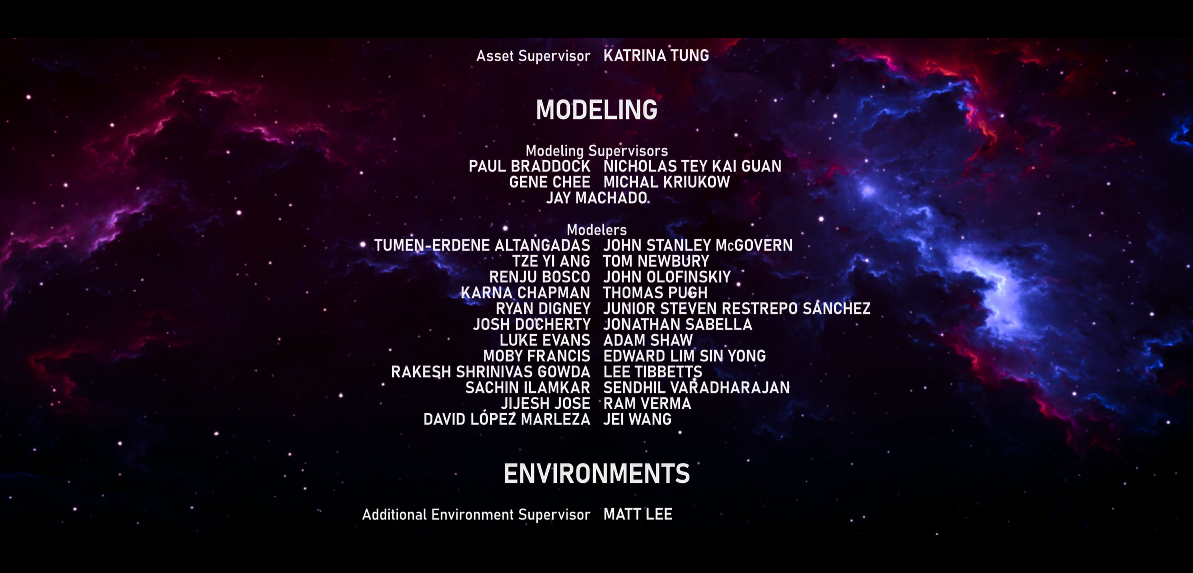 Team Credits