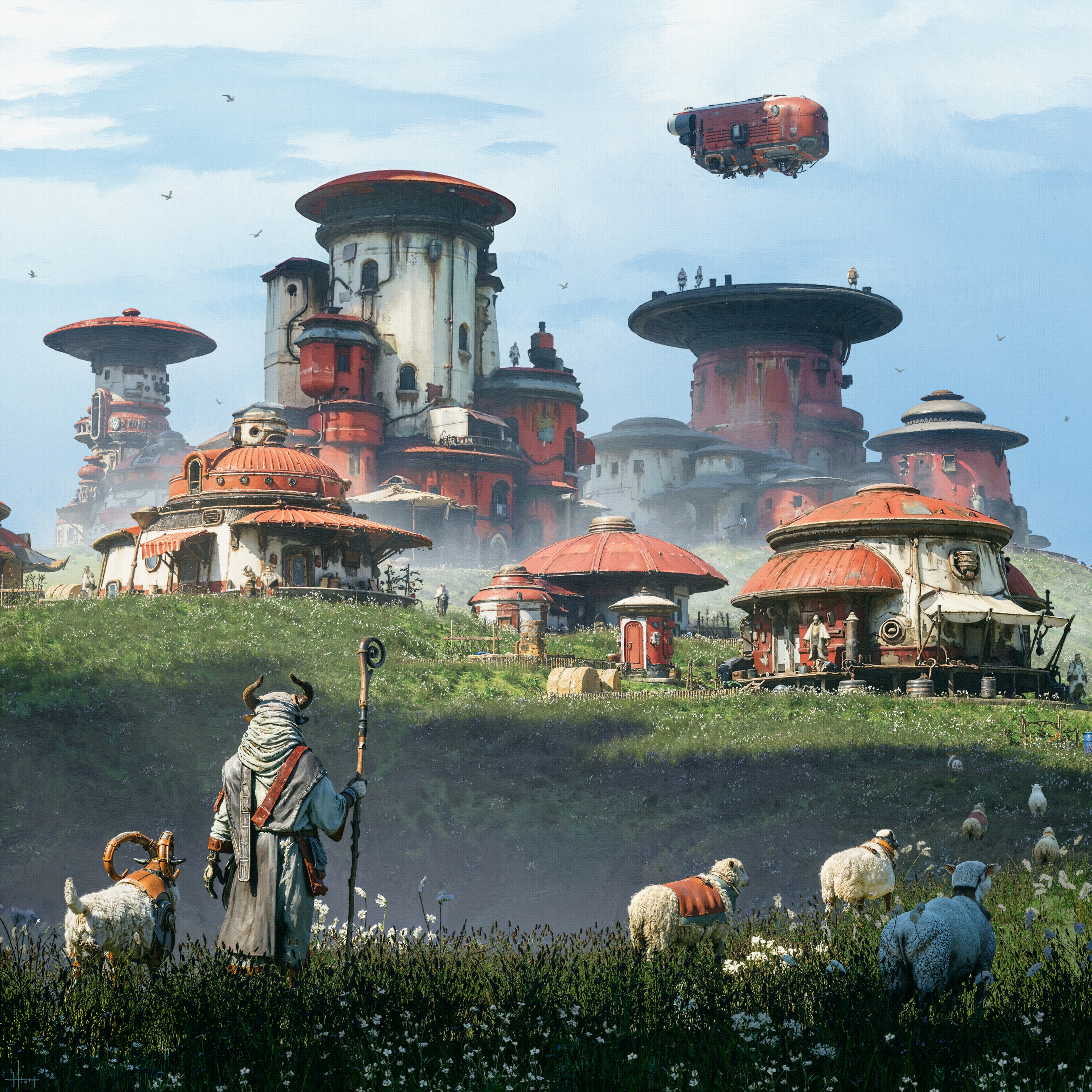 'The Shepherd and The Village'