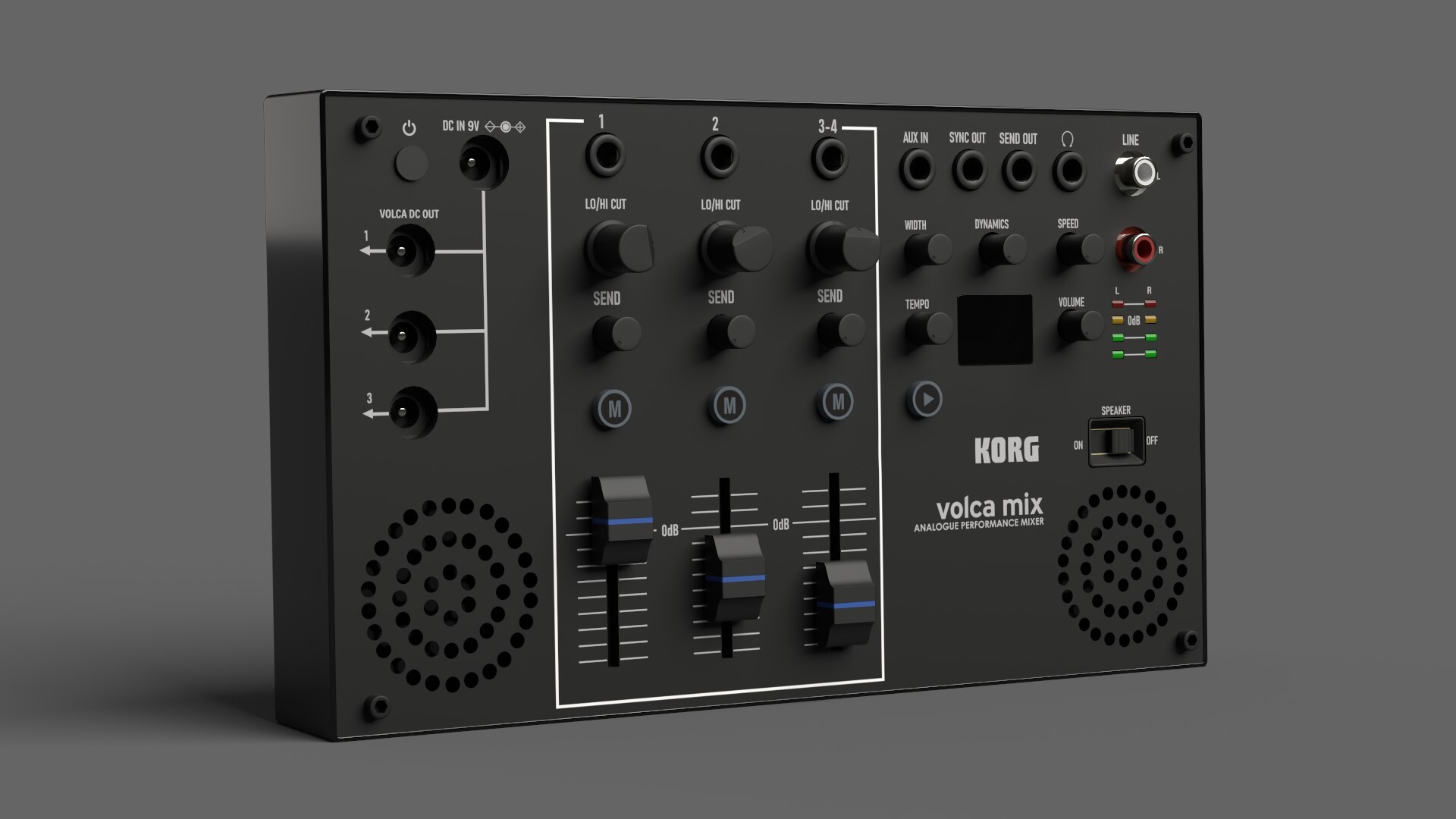 ArtStation - Korg Volca Mix | Game Ready Asset