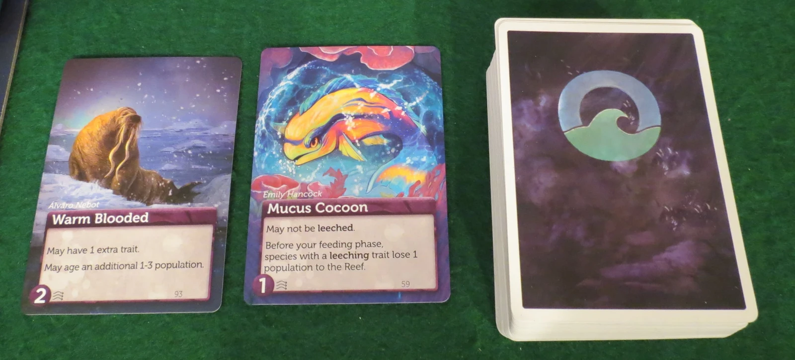 Example of the card appearing in-game. 