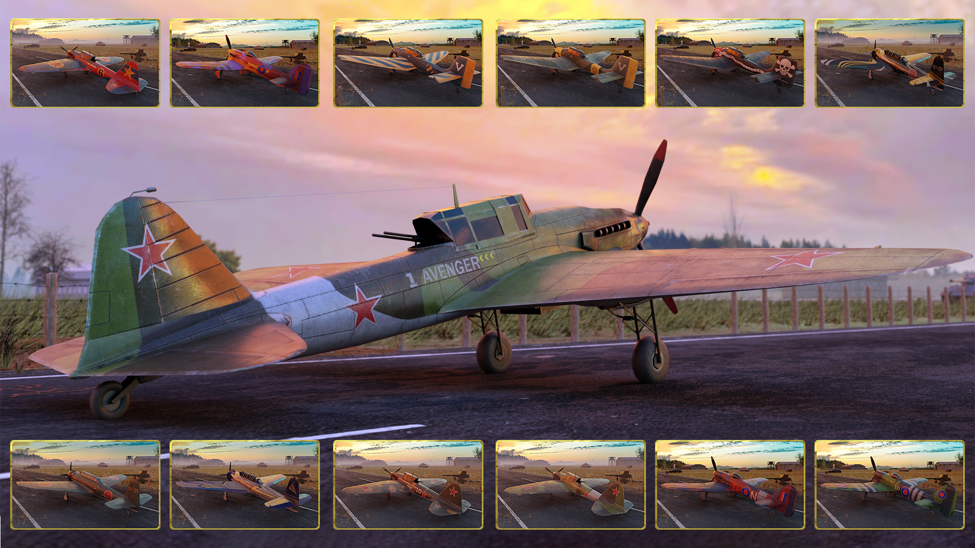 Multiple Aircraft and multiple skins
