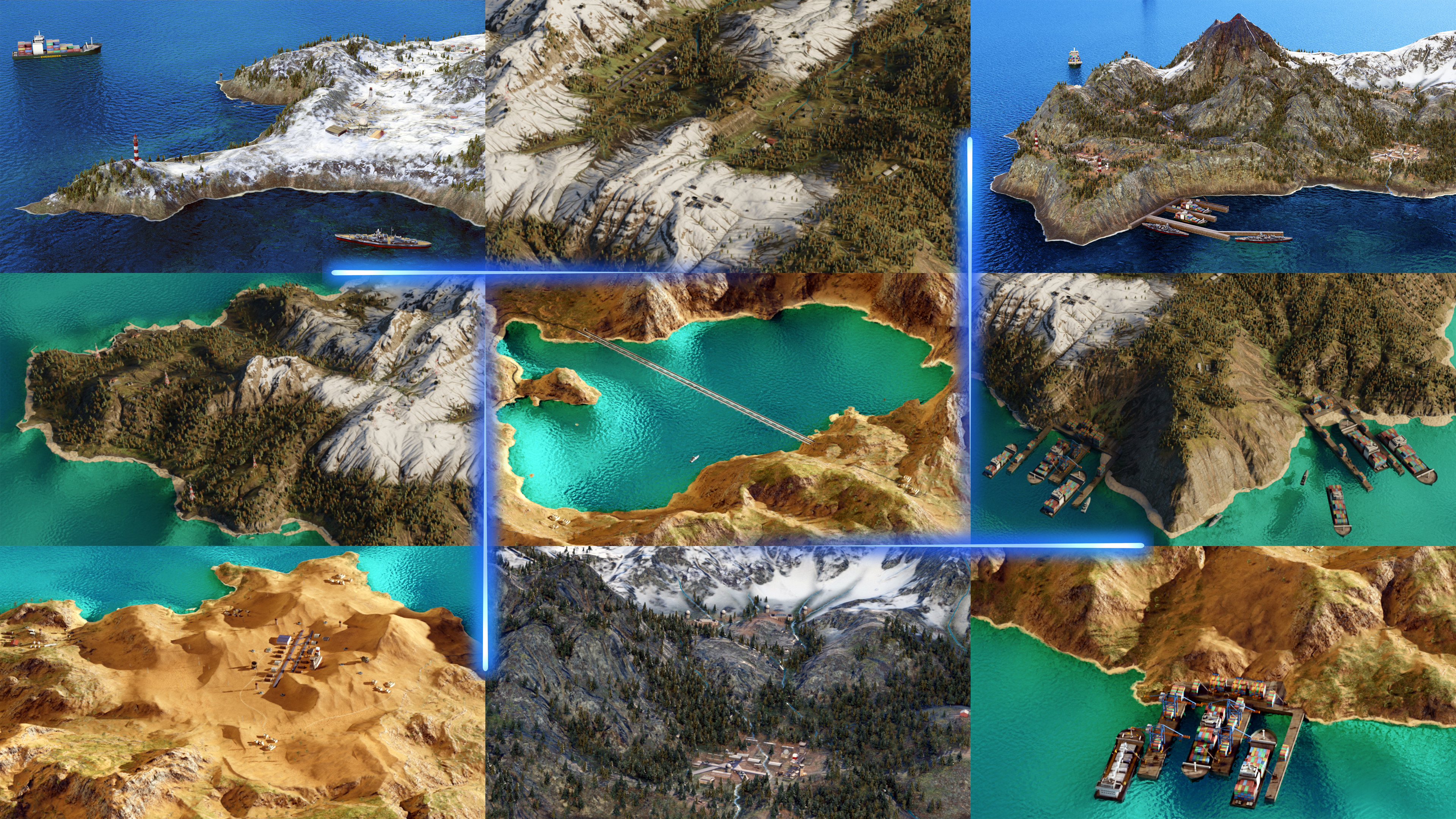 Multiple biomes &amp; settings