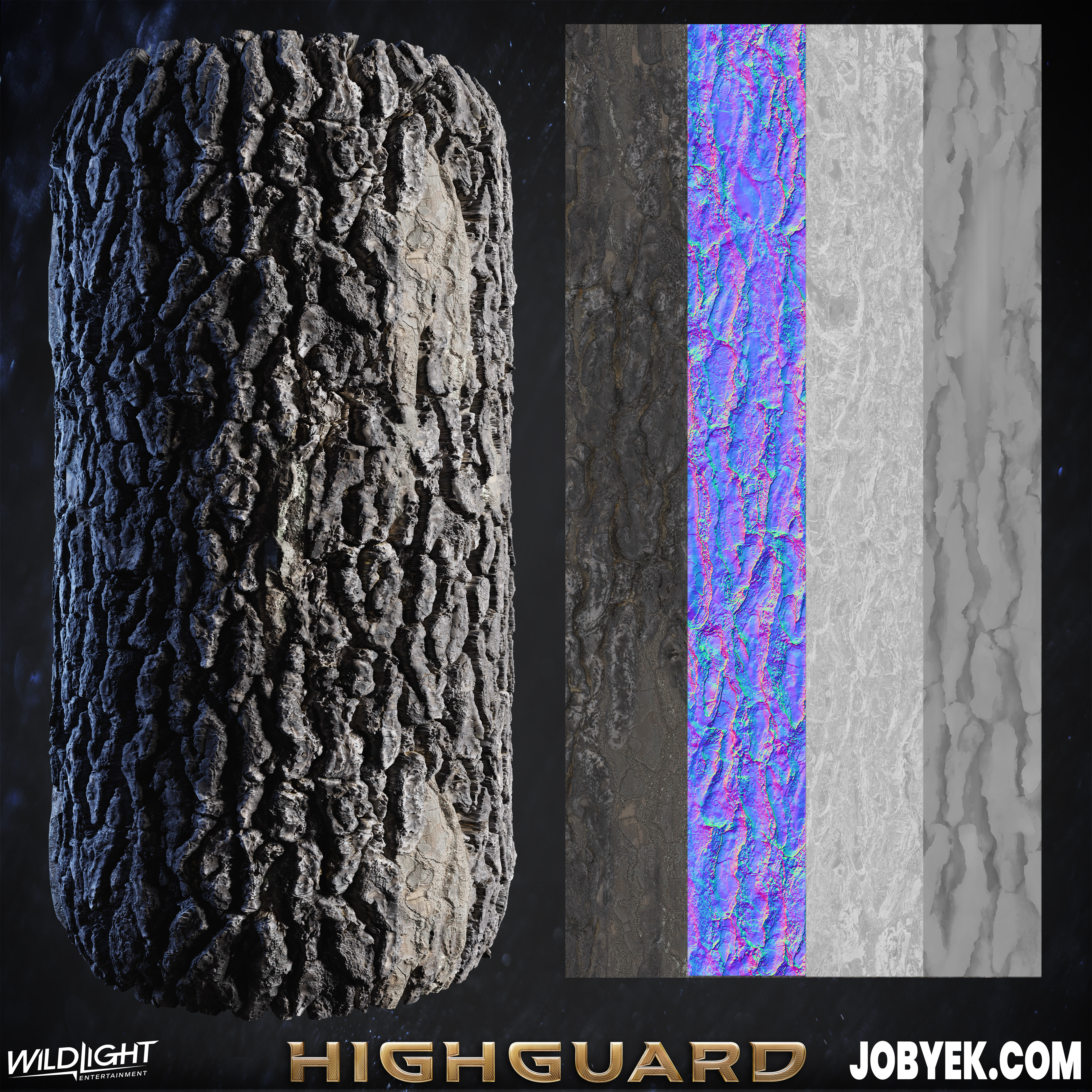 Burnt Spruce Bark (from Map 7)