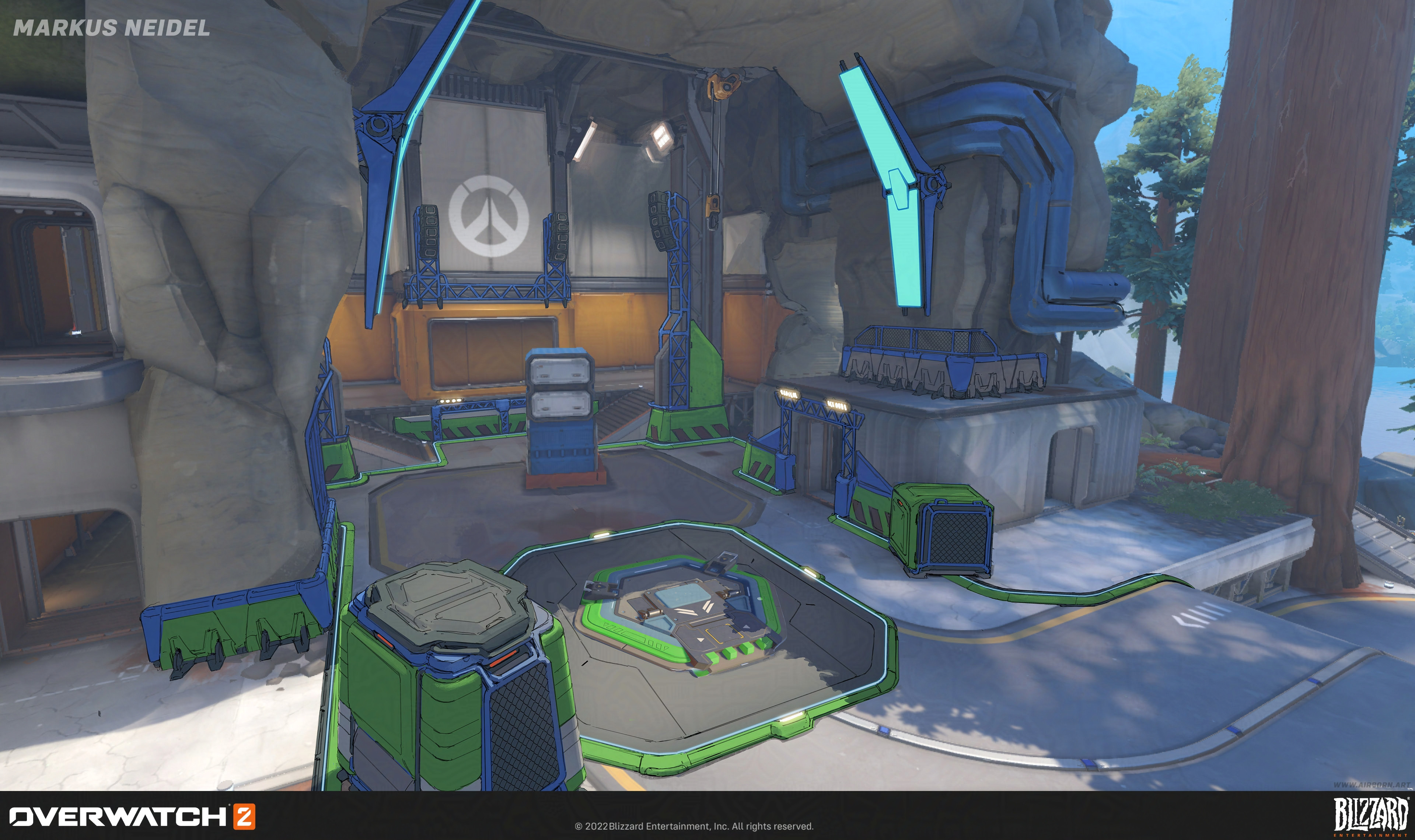 Here I worked solely on adding stadium assets to the screenshot and i bit of polishing