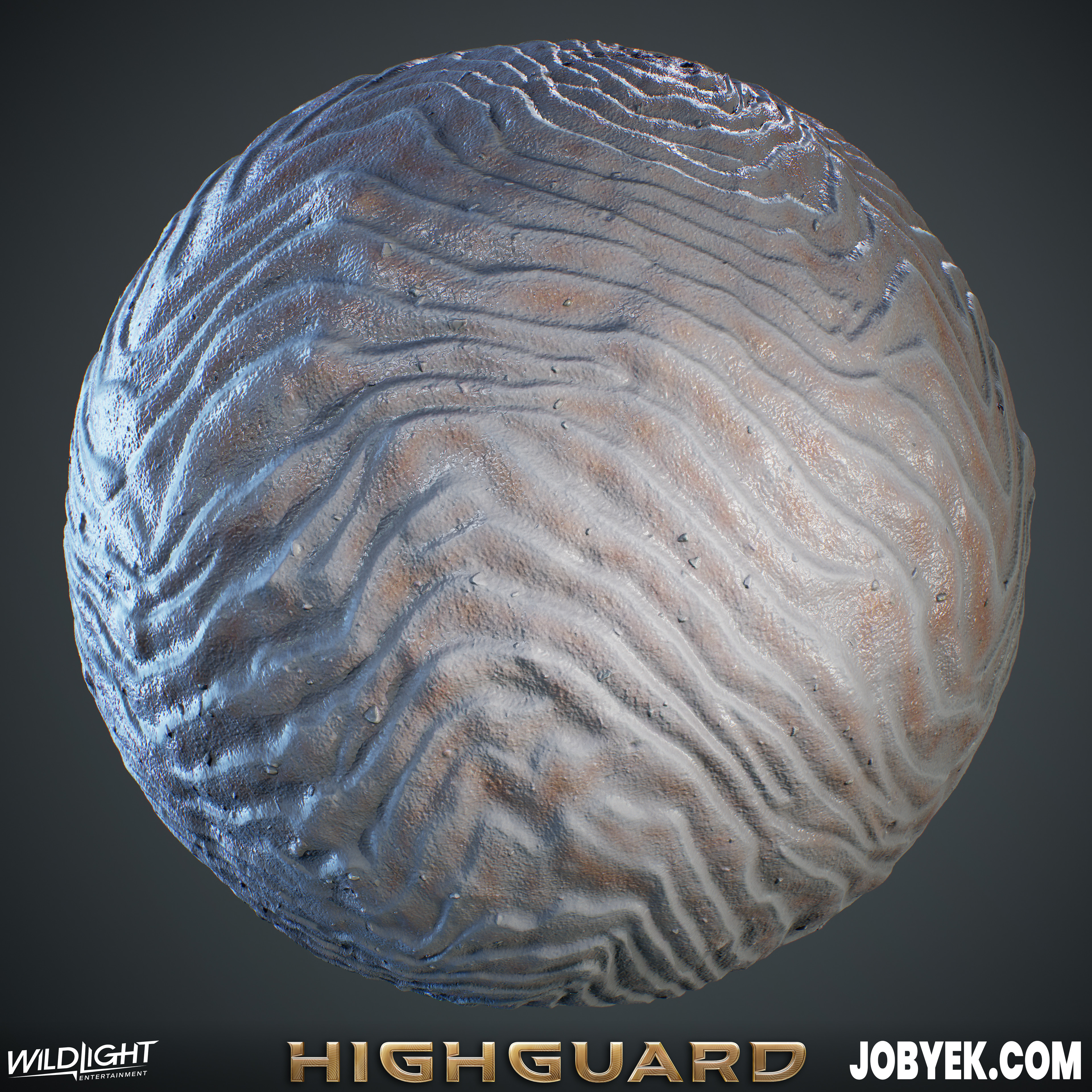 Wavy Shore Sand - This is the most disturbed sand as we were going with the narrative that the water had a heavy concentration of Vesper and affecting its nearby shores even more