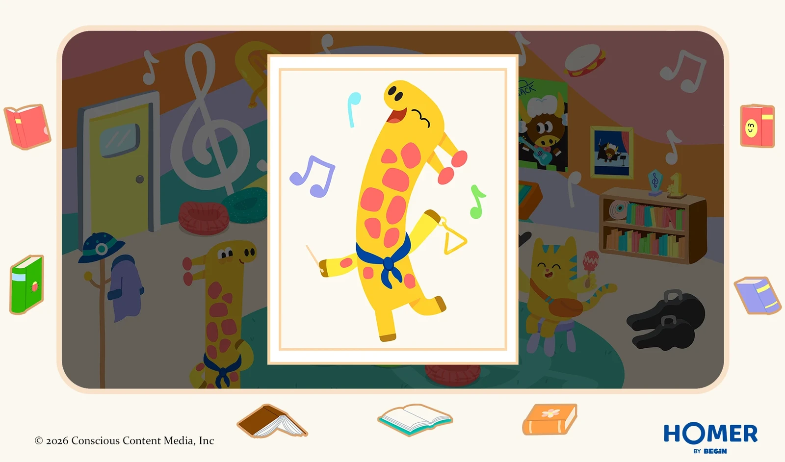And the triangle is his favorite instrument.