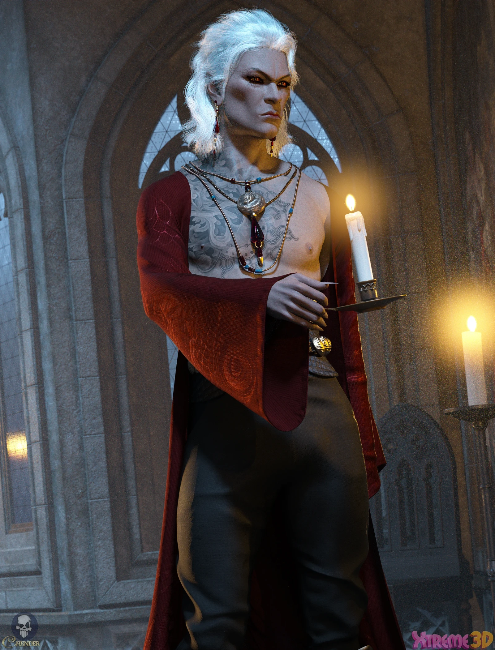 ND Devlath Make-Up for G9 Masculine and Feminine by Nathy Design
Art by Crender
Store Daz 3D
