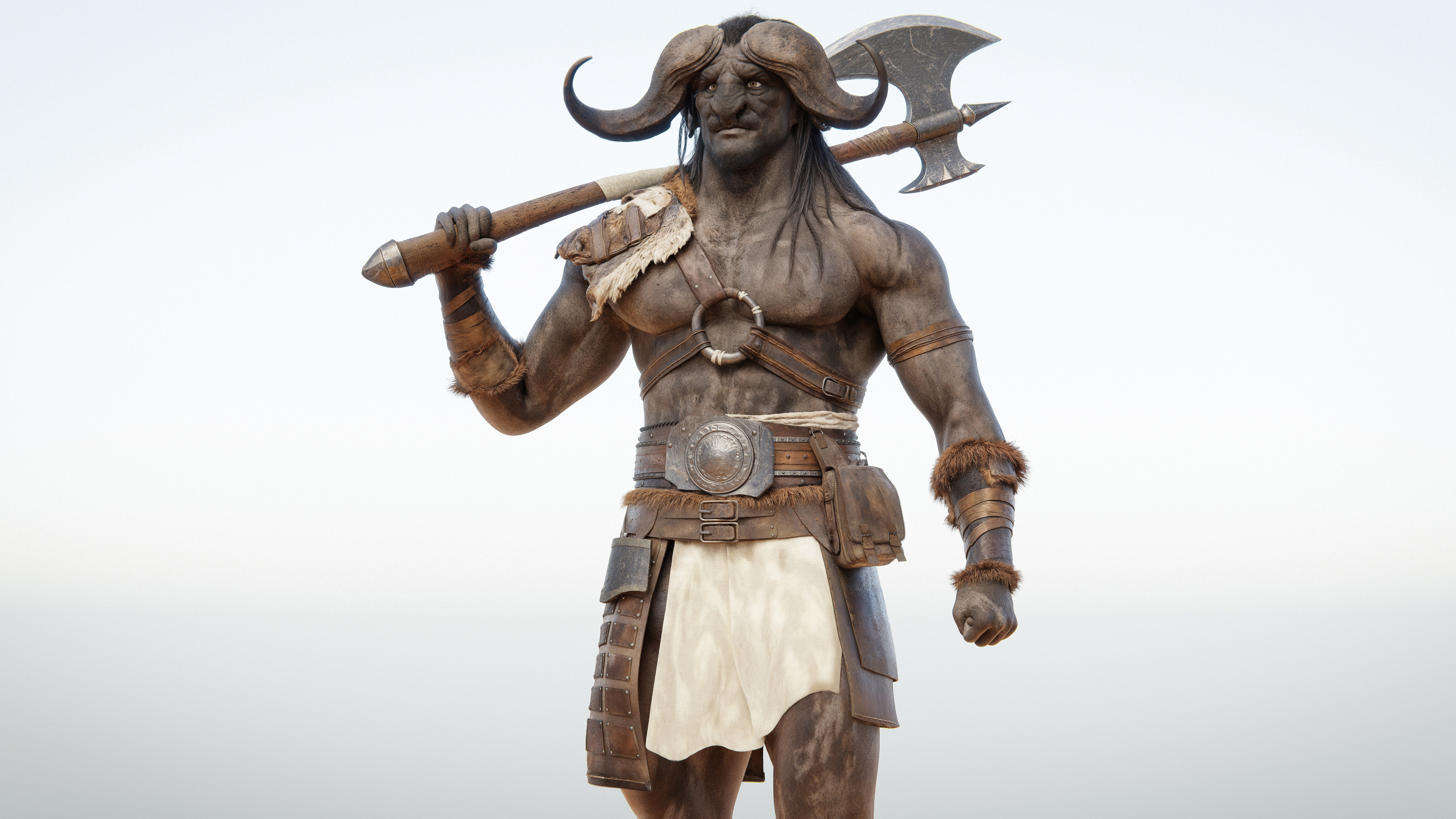 Costume not being the focus but still developed fully in 3d