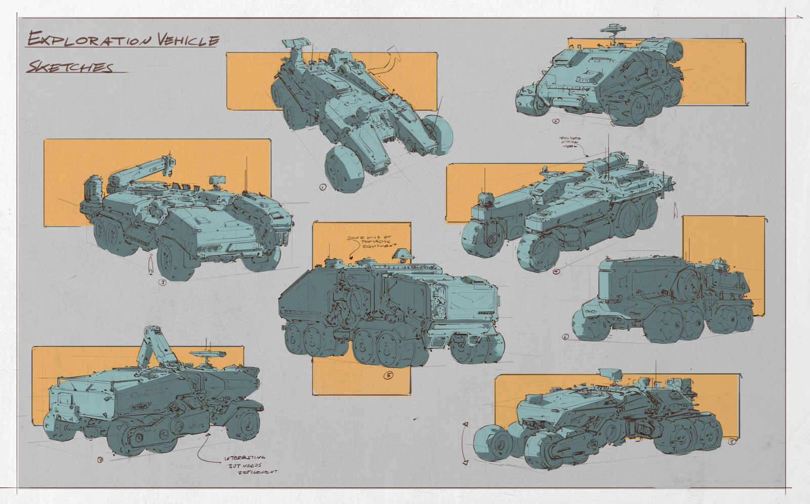 Sci-fi truck thumbnails