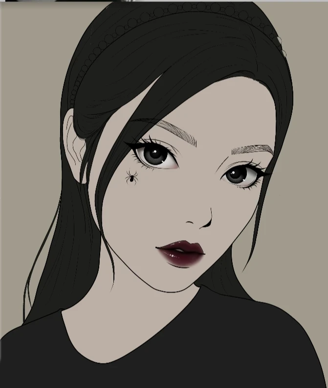 Base color and eyes+lips details 