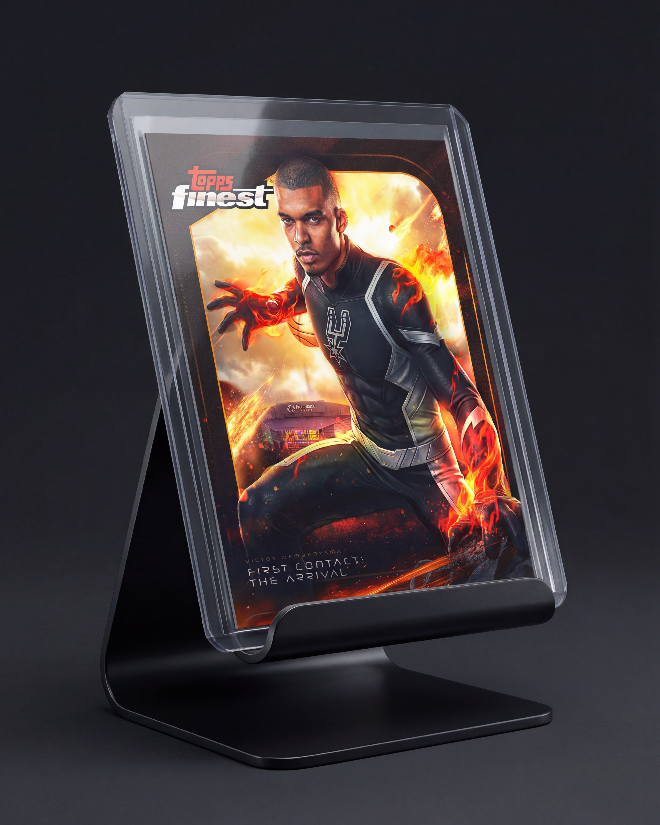 Alternative angled display case concept with enhanced depth and reflective surfaces