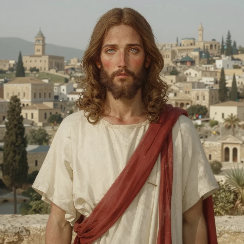 This is a physical depiction of Jesus based soley off of an Old English translation from the letter of Lentulus.