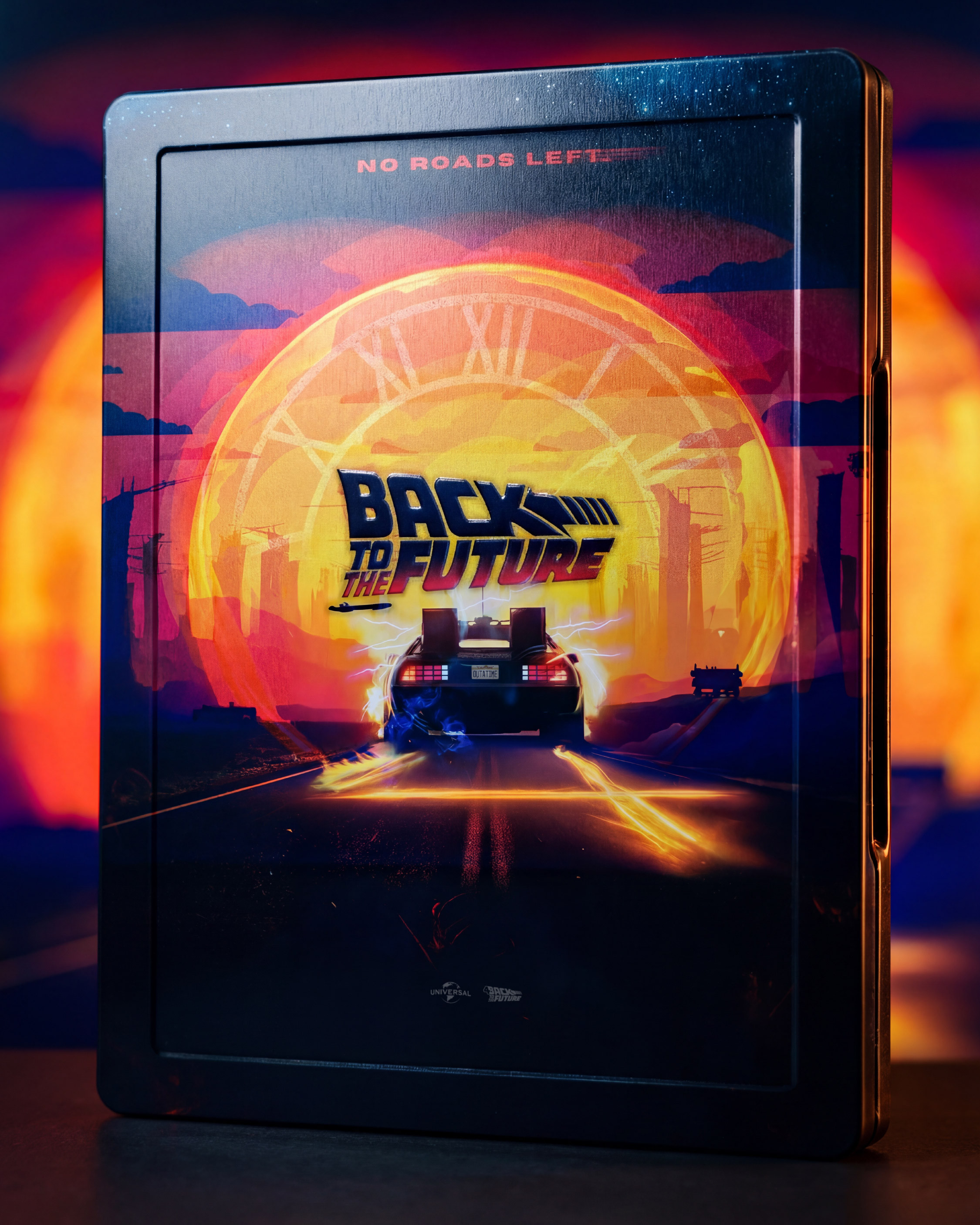 Premium Blu-ray steelbook packaging concept featuring the poster artwork adapted for physical collector media