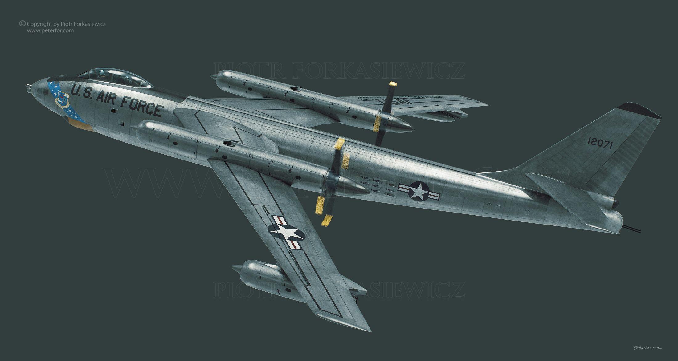 B-47 Modification (render not included in the book)