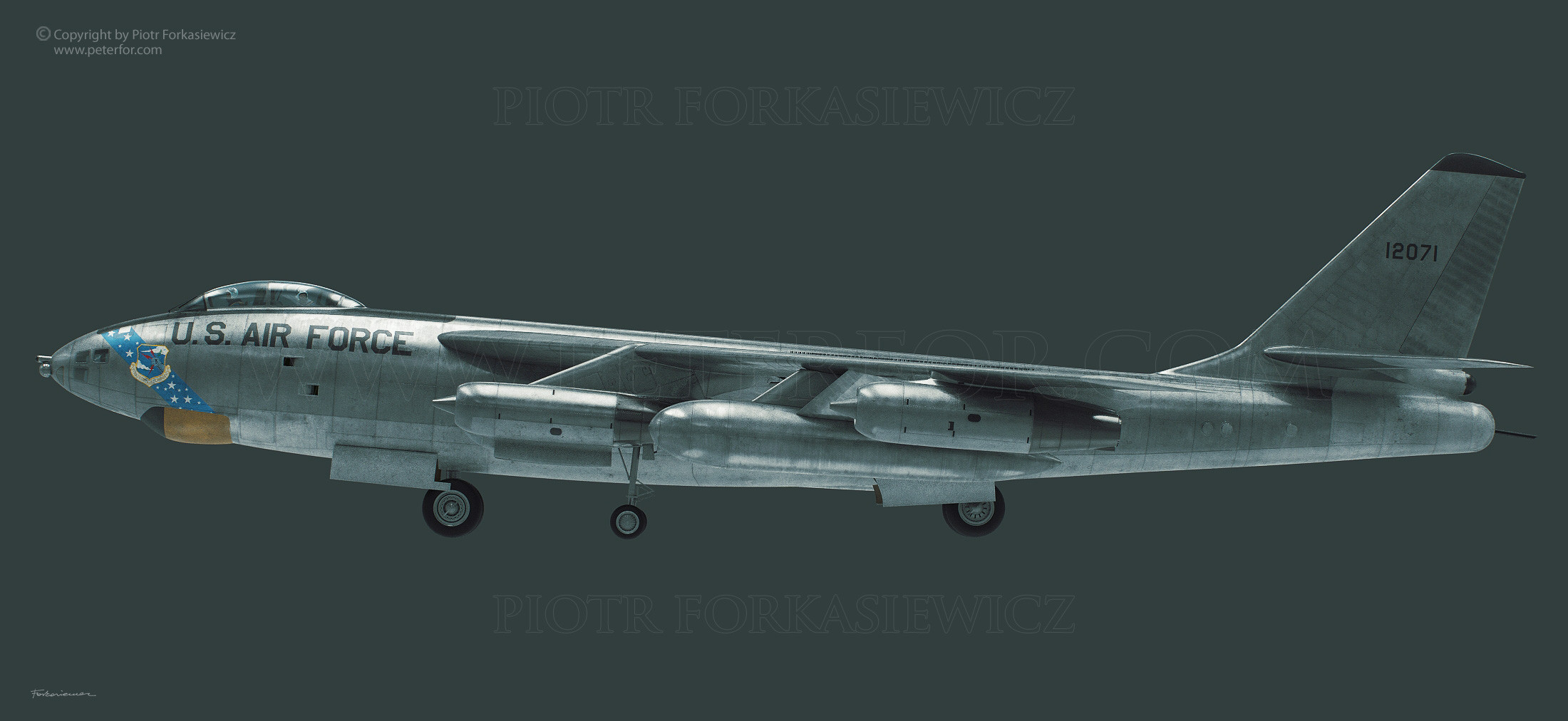 B-47 Standard version (render not included in the book)