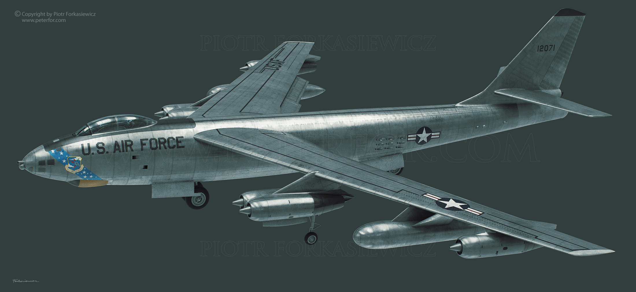 B-47 Standard version (render not included in the book)