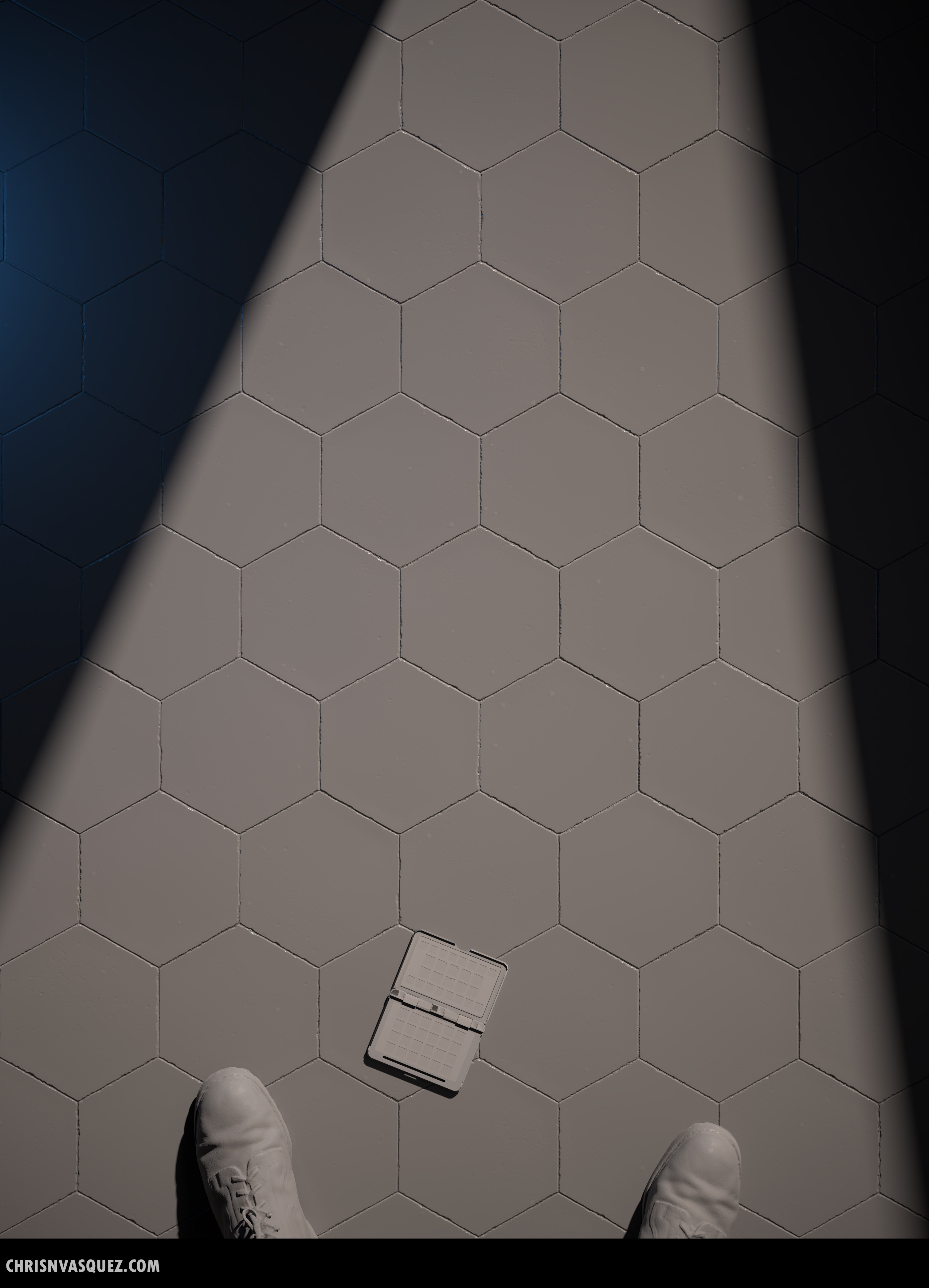Hexagon tiles normal