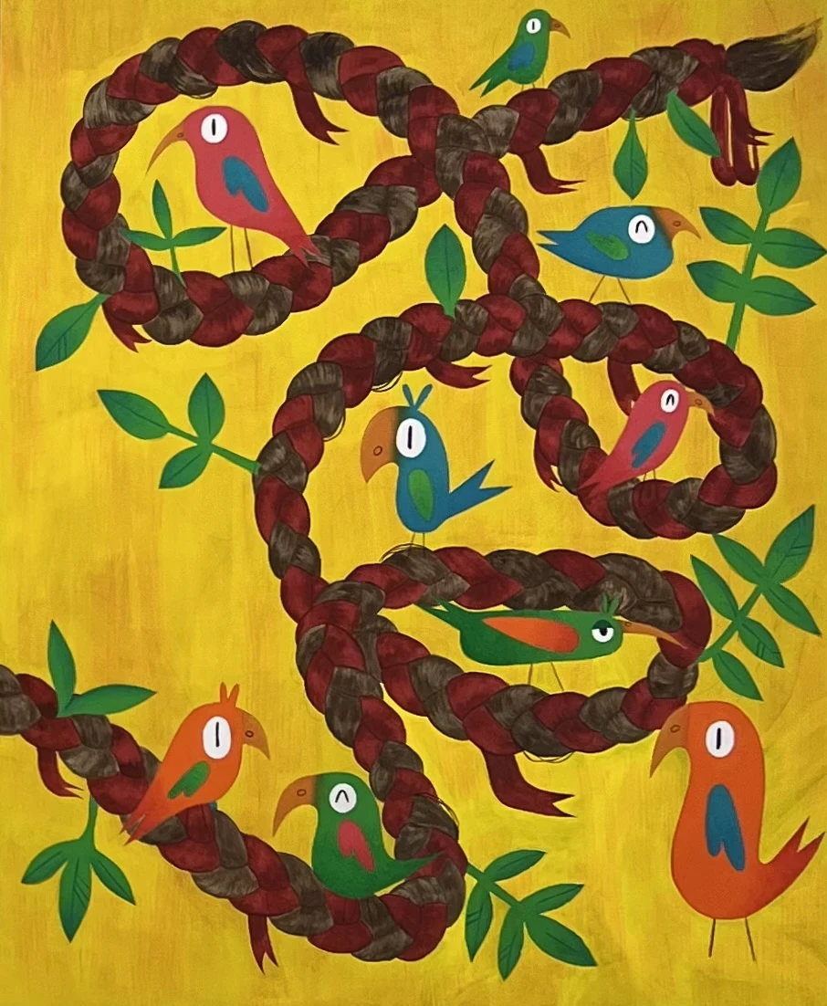 48 x 60 inches
Wood panel, Acrylic