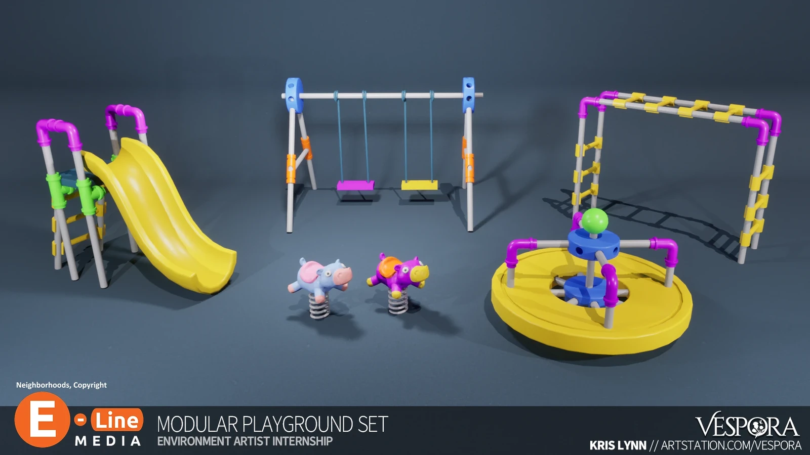 Modular Playground Set. I am very happy with how well this came together.