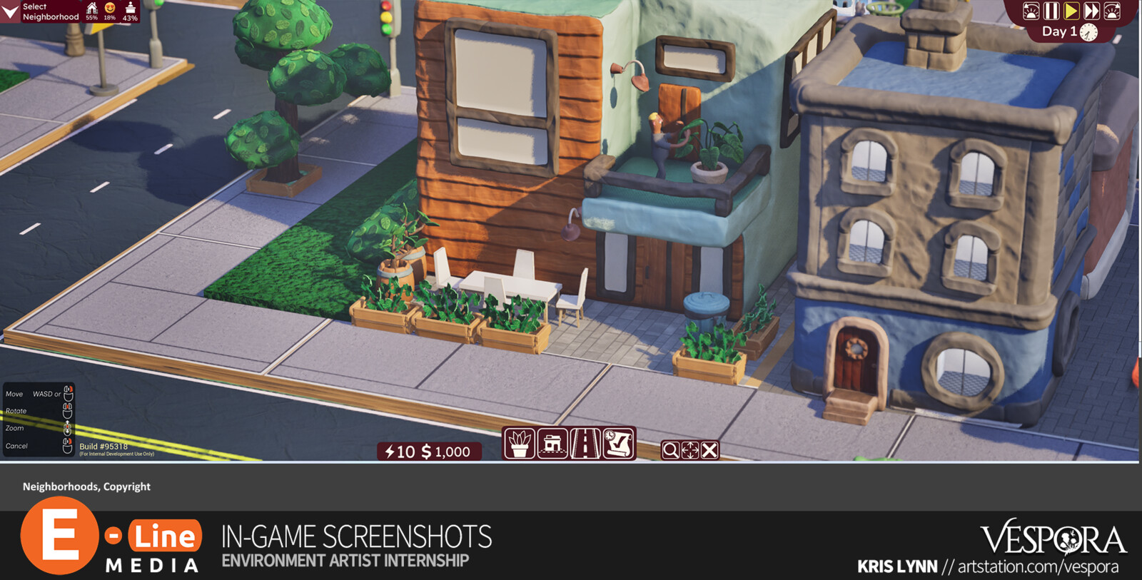 In-game screenshot featuring the Dining Set Props