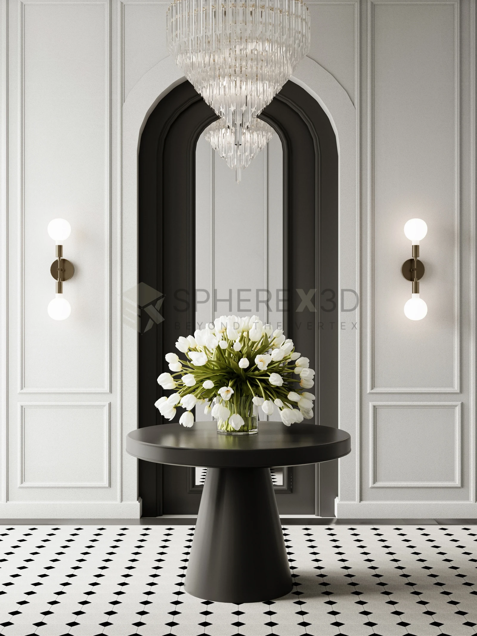 Objects in mirror are closer than they appear." "If you can't see anything beautiful in yourself, get a better mirror." "Mirrors show us what we look like, not who we are." "Some call it arrogance, I call it confidence 
software used - 3ds max , corona 
