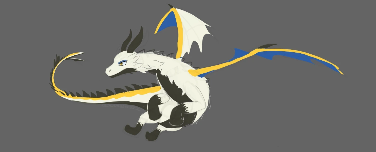 A dynamic, almost sports-car inspired dragon doing a fast airborne maneuver. Definitely the coolest one.