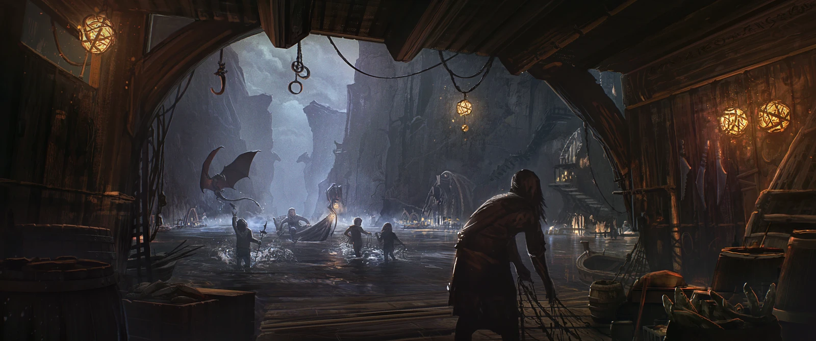 Dragon Bay - Fantasy Keyframe 2/2 | Visual Storytelling / Architecture / Props