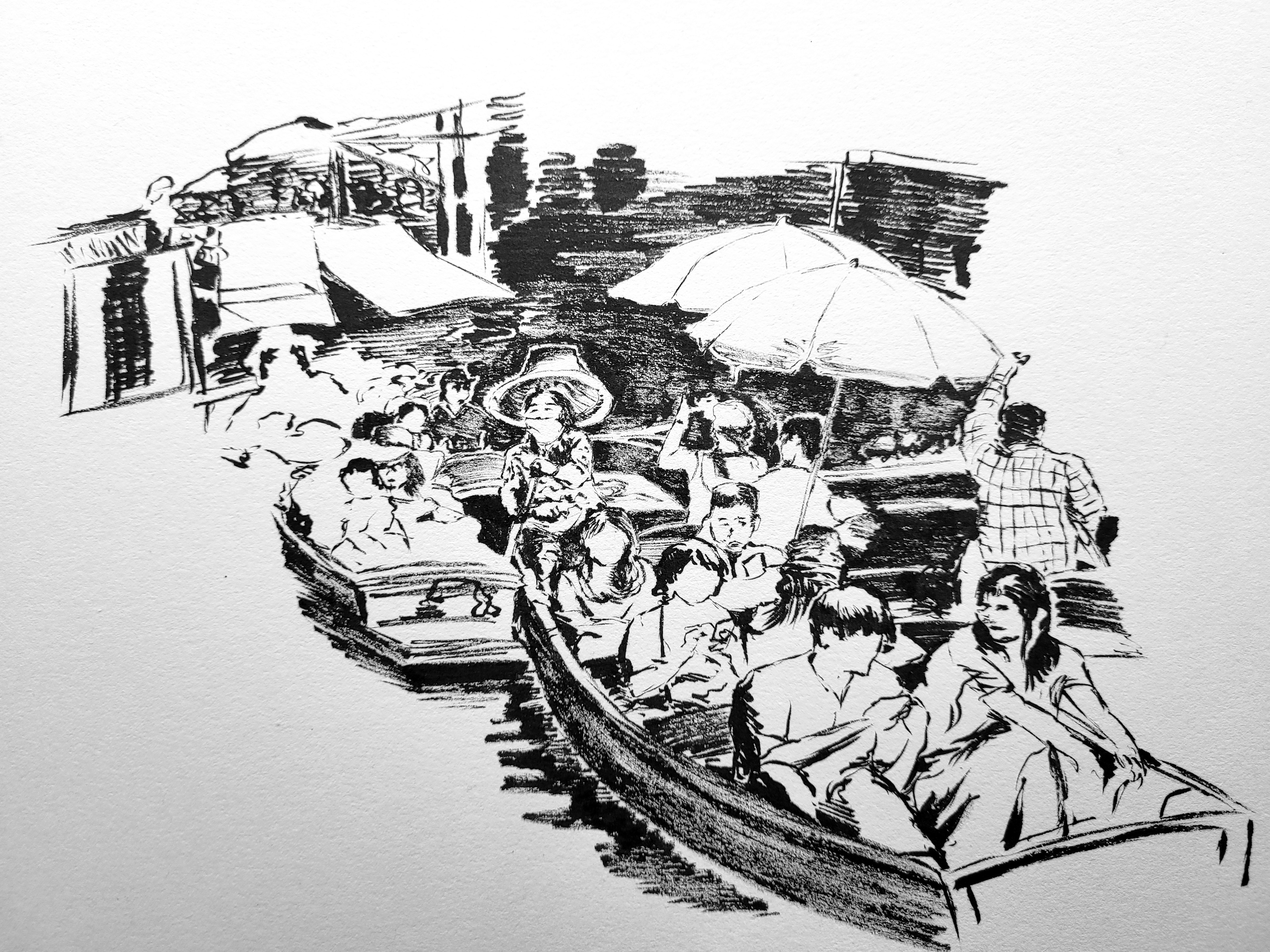 Made with a Pentel Brush