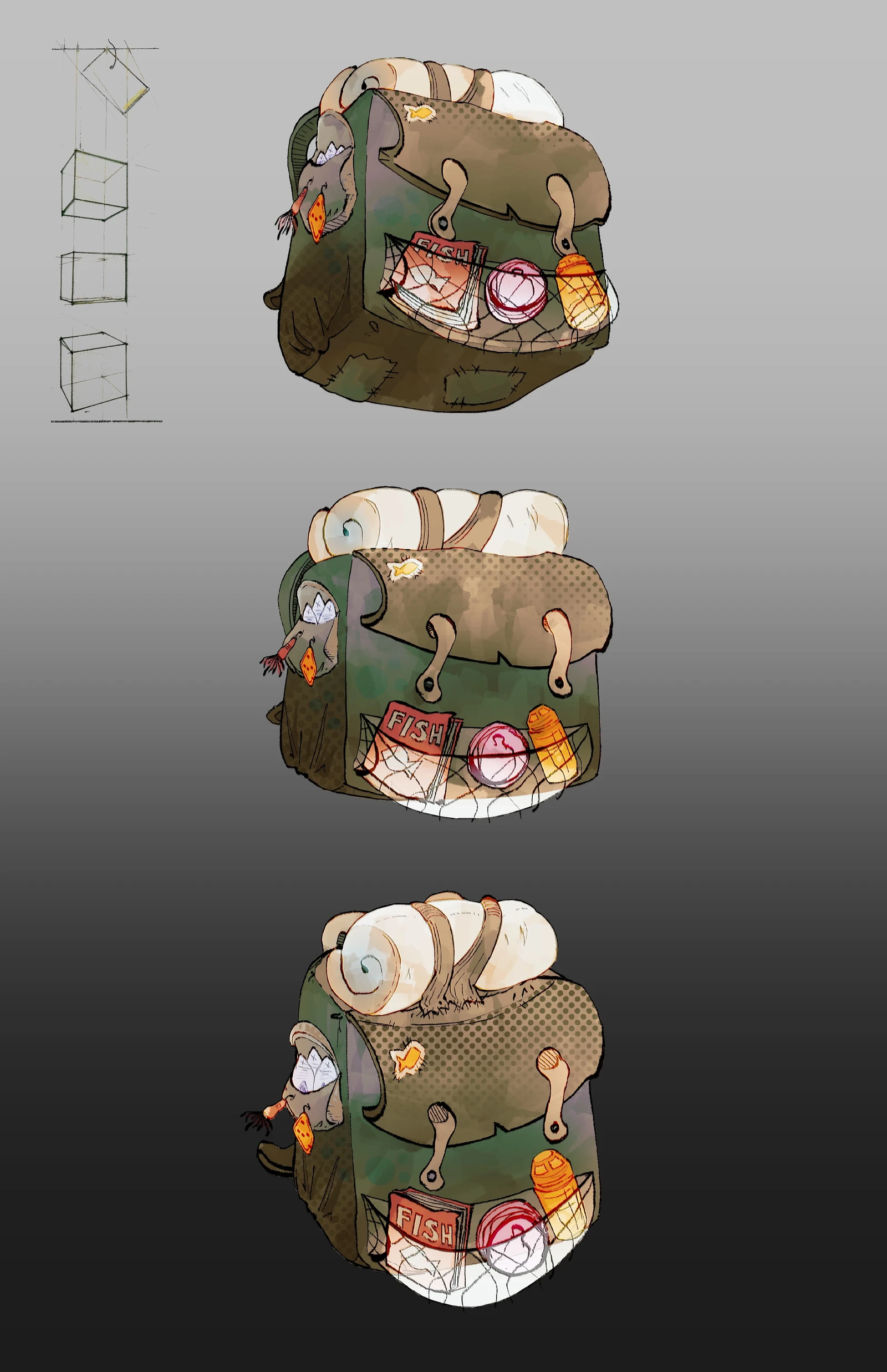 Backpack prop design