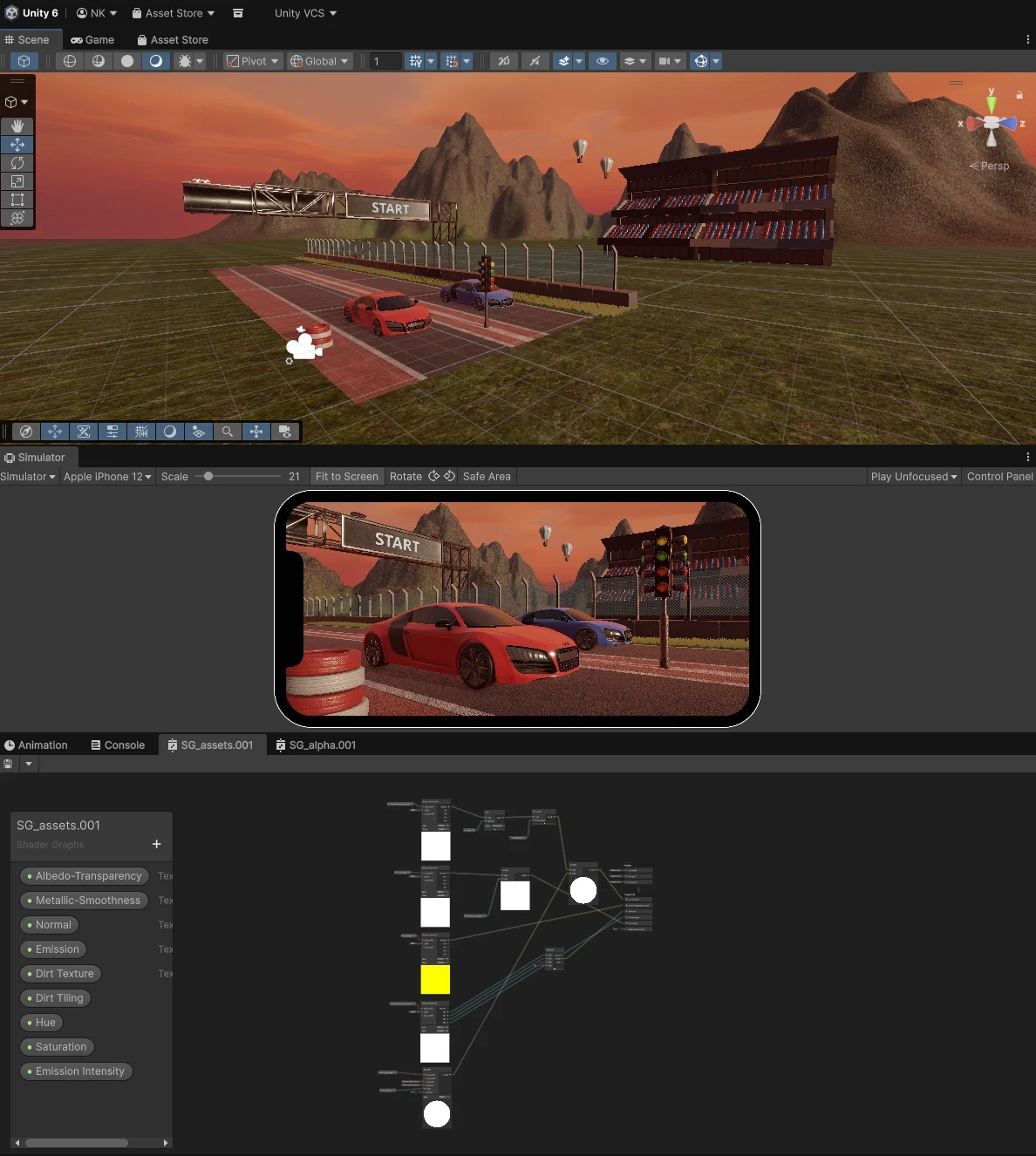 Unity Scene
 