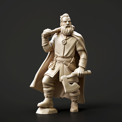 Sichovyk - Slavic Fantasy Warrior (miniature)