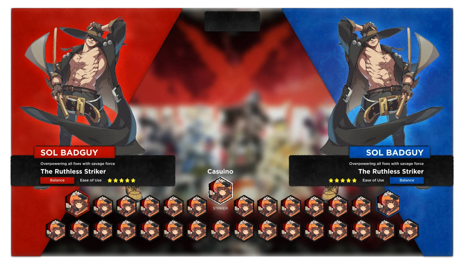 Guilty Gear Style Roblox UI