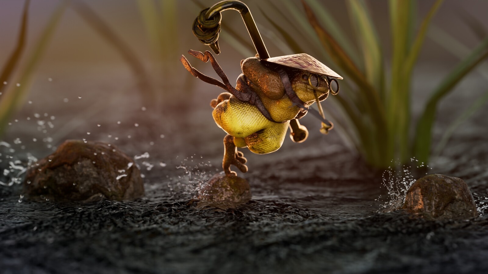 final render with a filter map add extra color 